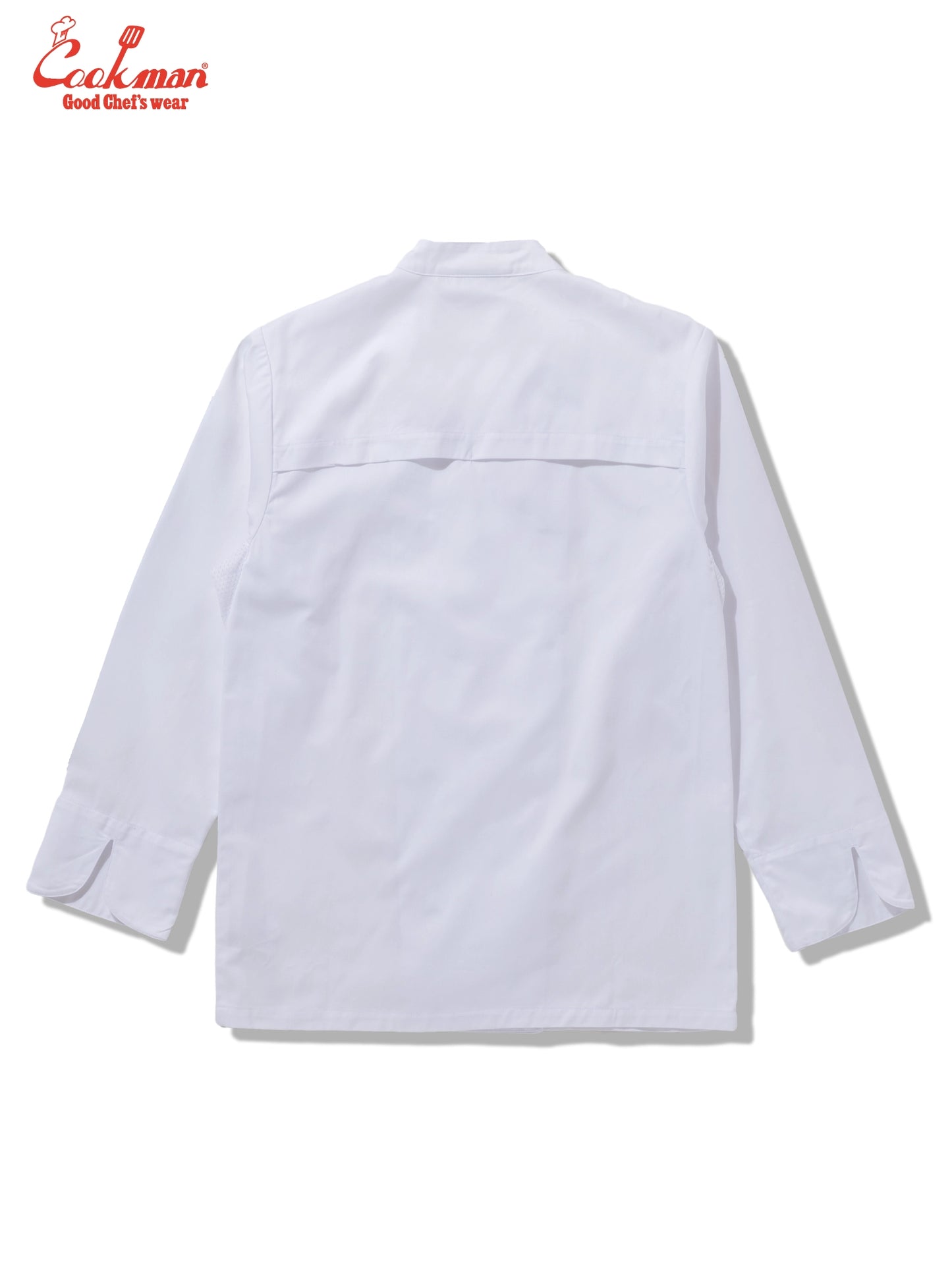 Cookman Chef Coat Long Sleeve Vented : White