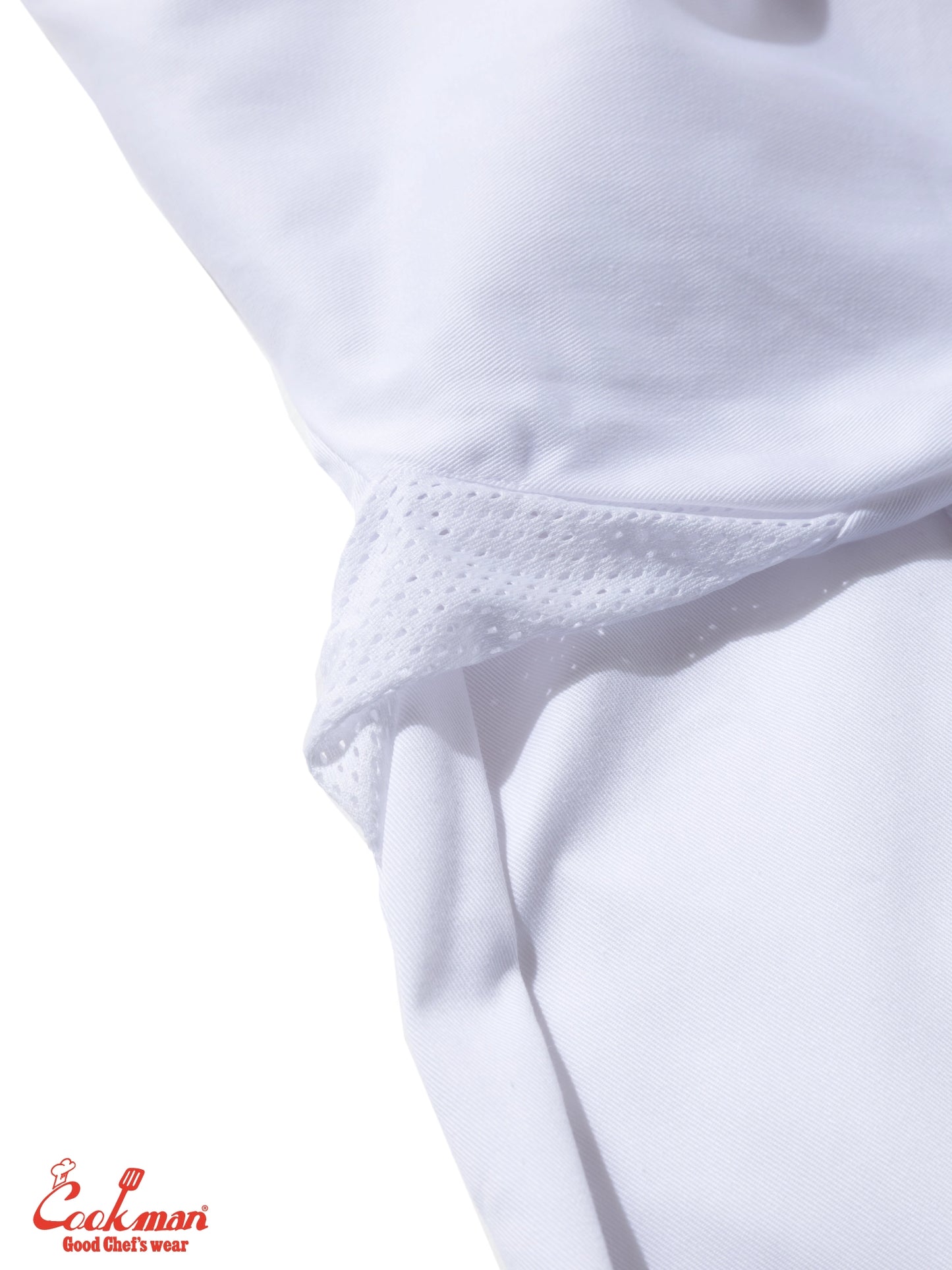 Cookman Chef Coat Long Sleeve Vented : White