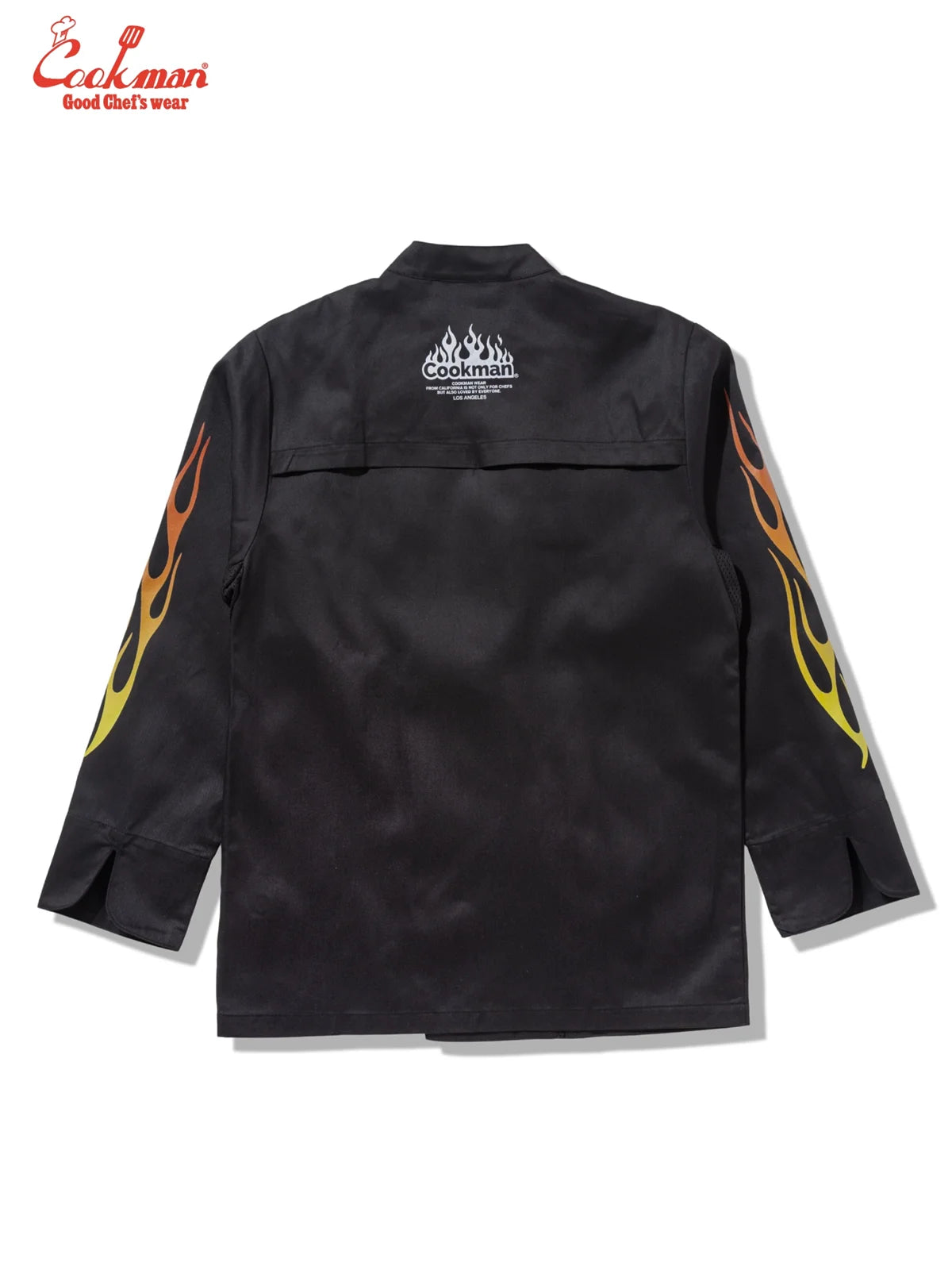 Chef Coat Long Sleeve Vented - Gril : Black