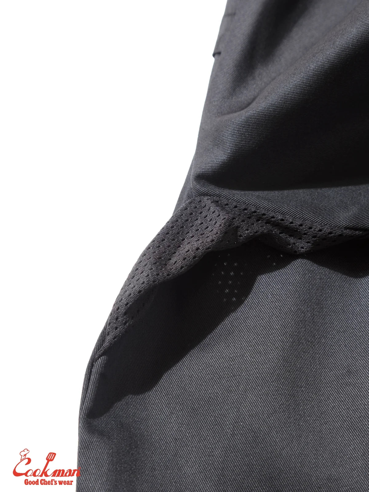 Chef Coat Long Sleeve Vented - Gril : Black