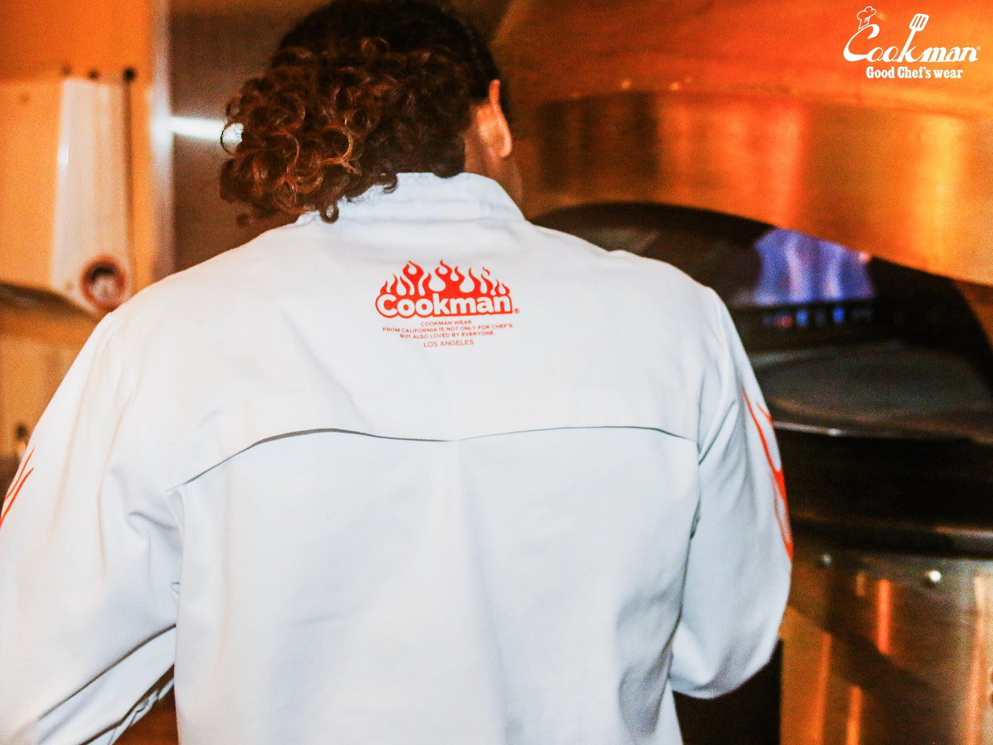 Chef Coat Long Sleeve Vented - Gril : White