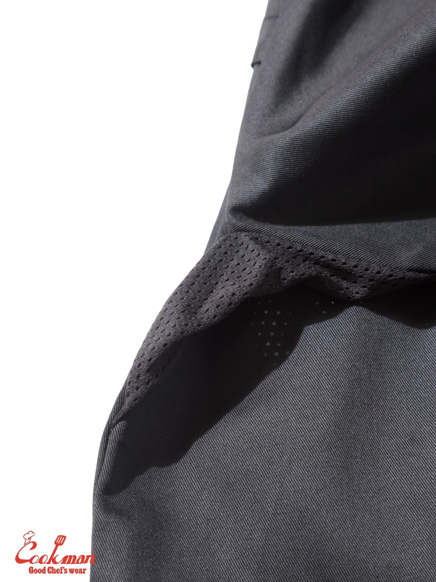 Chef Coat Long Sleeve Vented - Skull Bone : Black