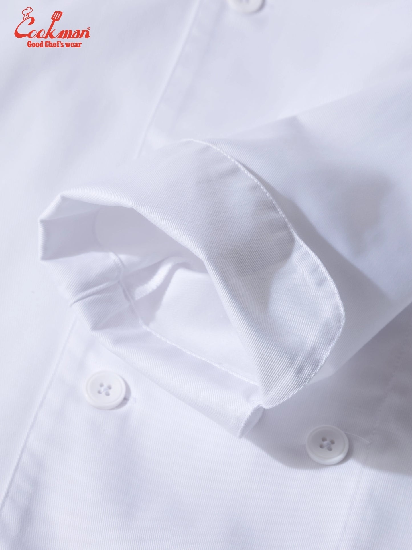 Chef Coat Long Sleeve Vented - Skull Bone : White