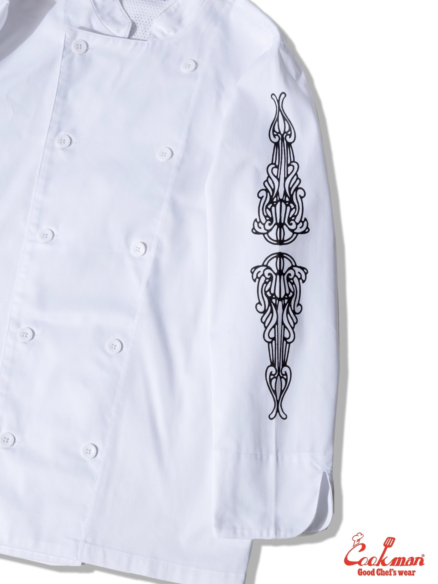 Chef Coat Long Sleeve Vented - Cutlery : White