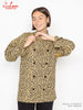 Chef Coat Long Sleeve Vented - Leopard : beige