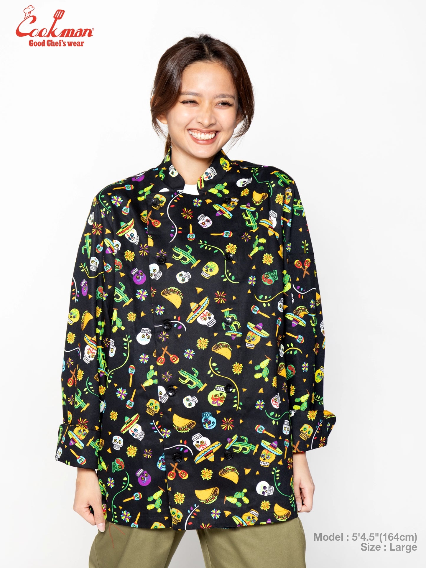 Cookman Chef Coat Long Sleeve Vented - Mexico