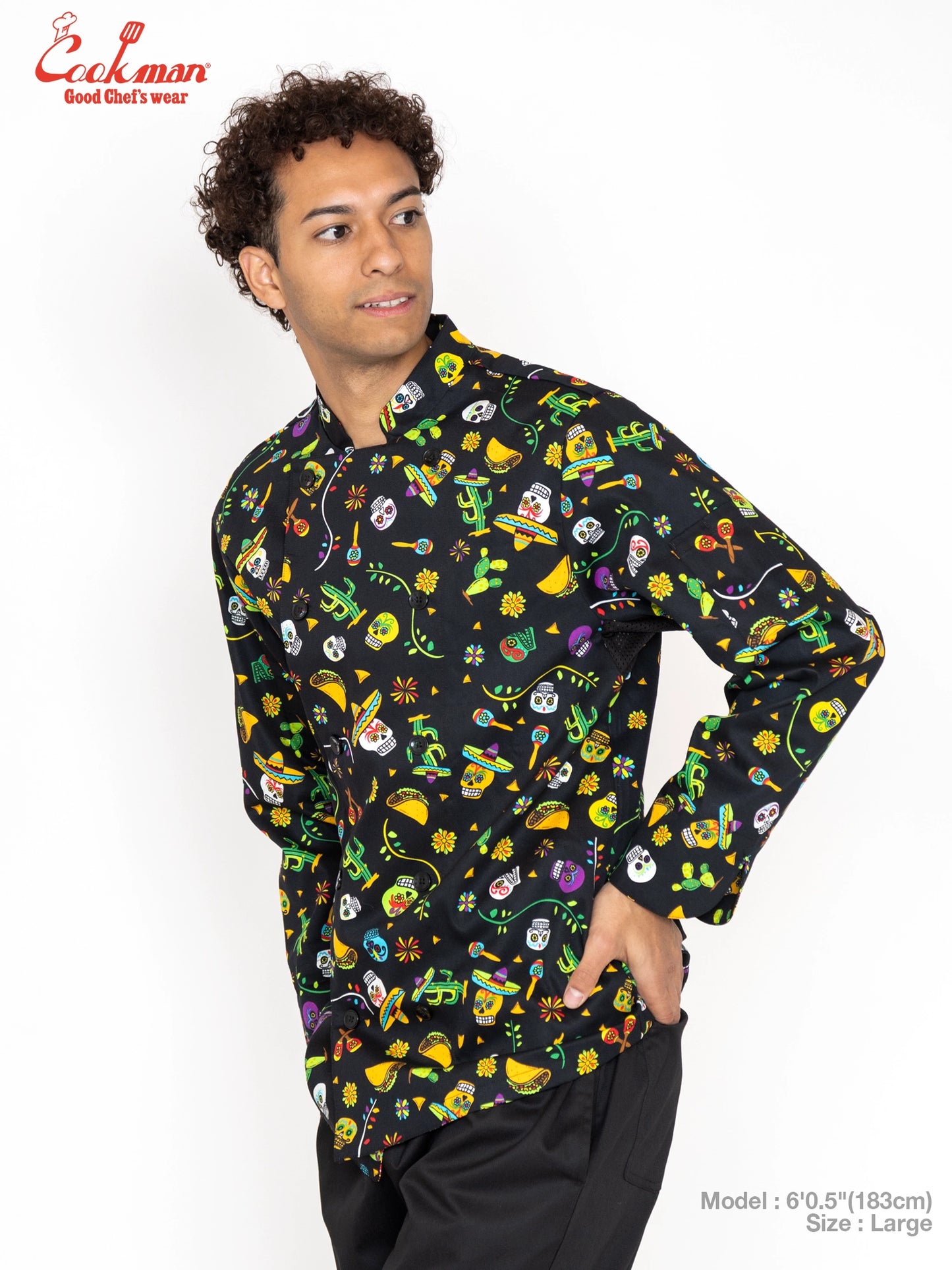 Cookman Chef Coat Long Sleeve Vented - Mexico