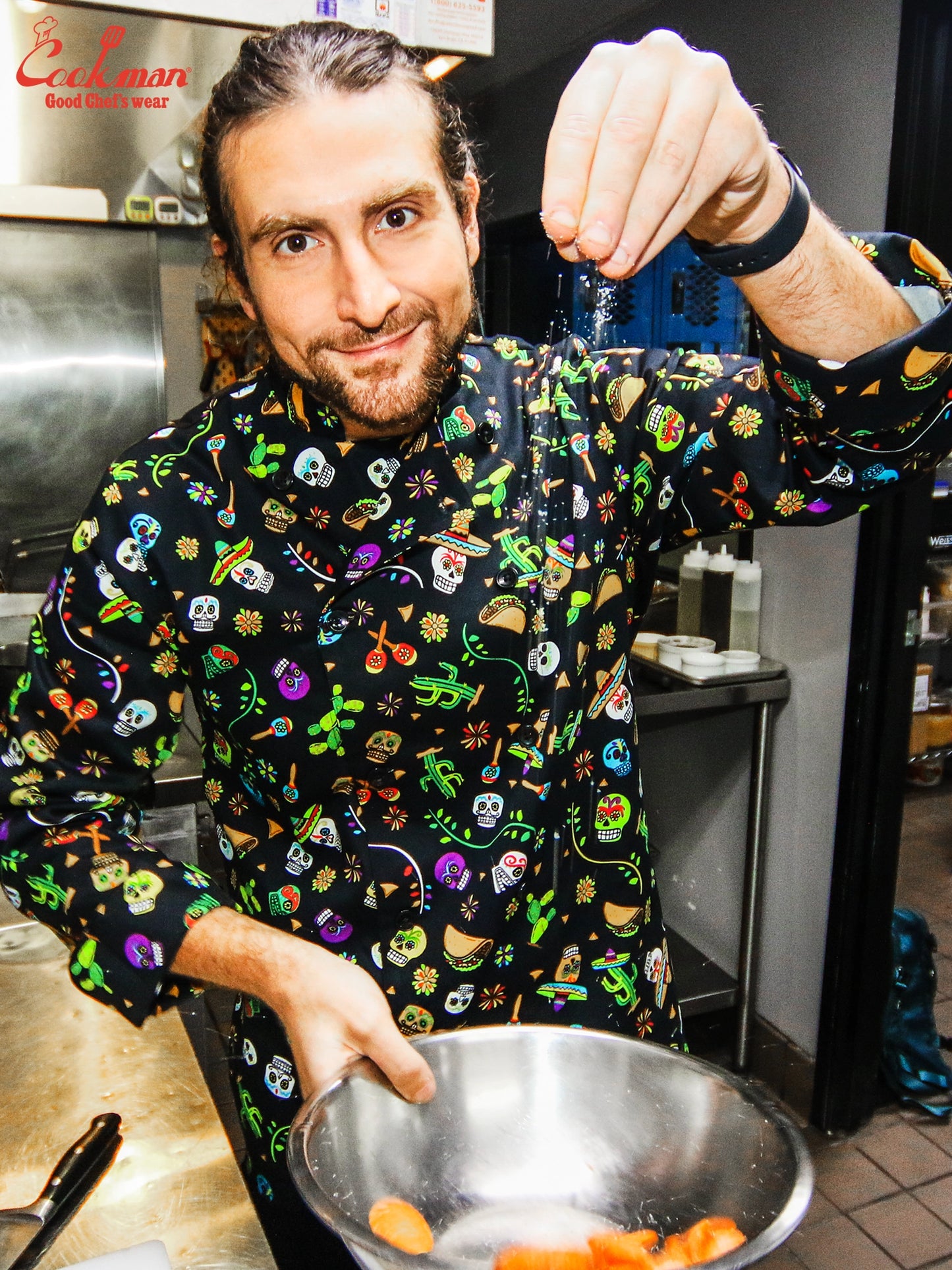 Cookman Chef Coat Long Sleeve Vented - Mexico