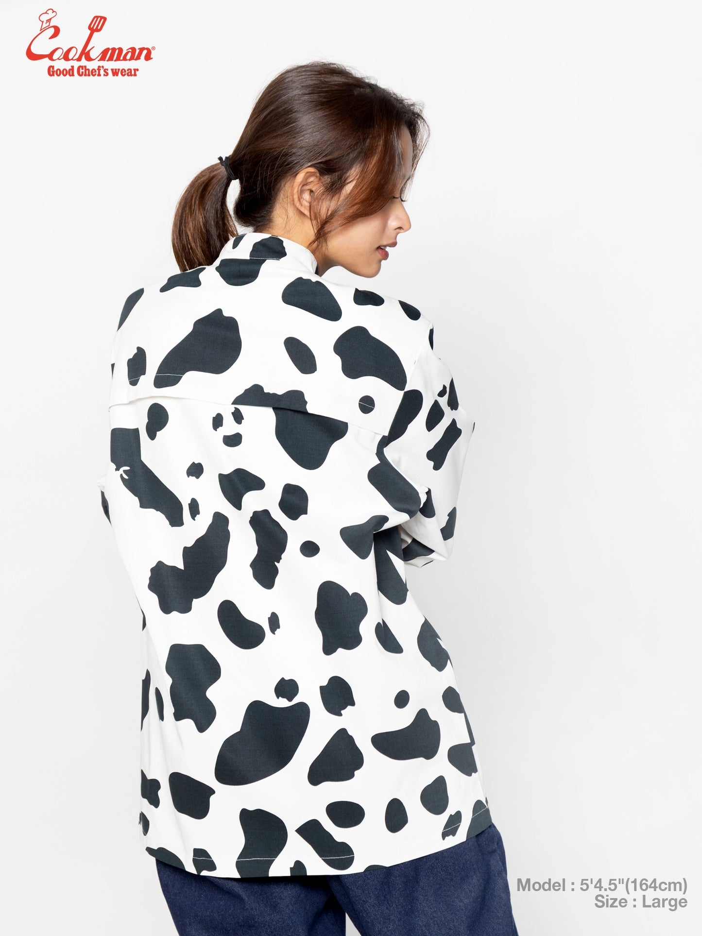 Cookman Chef Coat Long Sleeve Vented - Cow : White