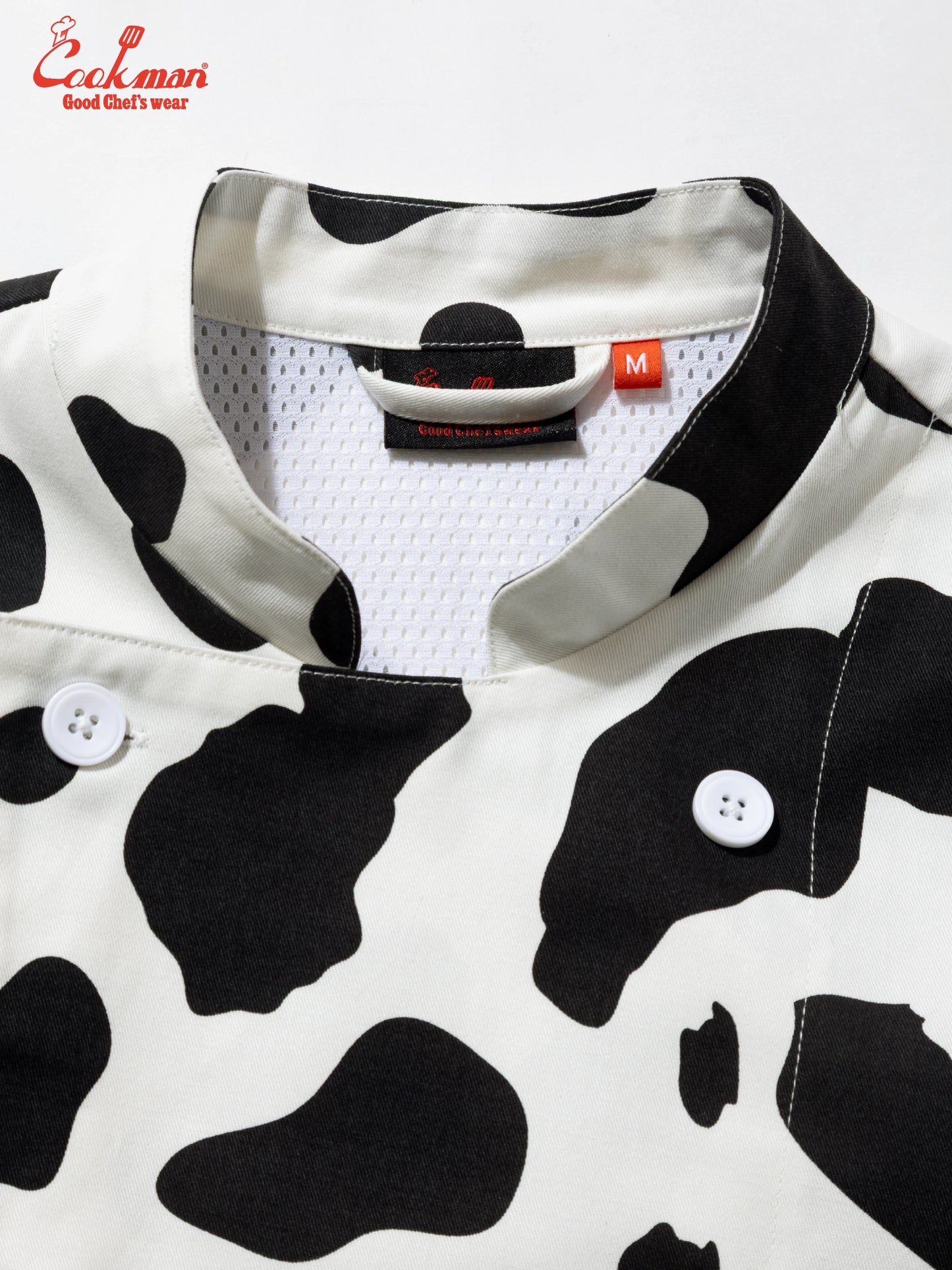 Cookman Chef Coat Long Sleeve Vented - Cow : White