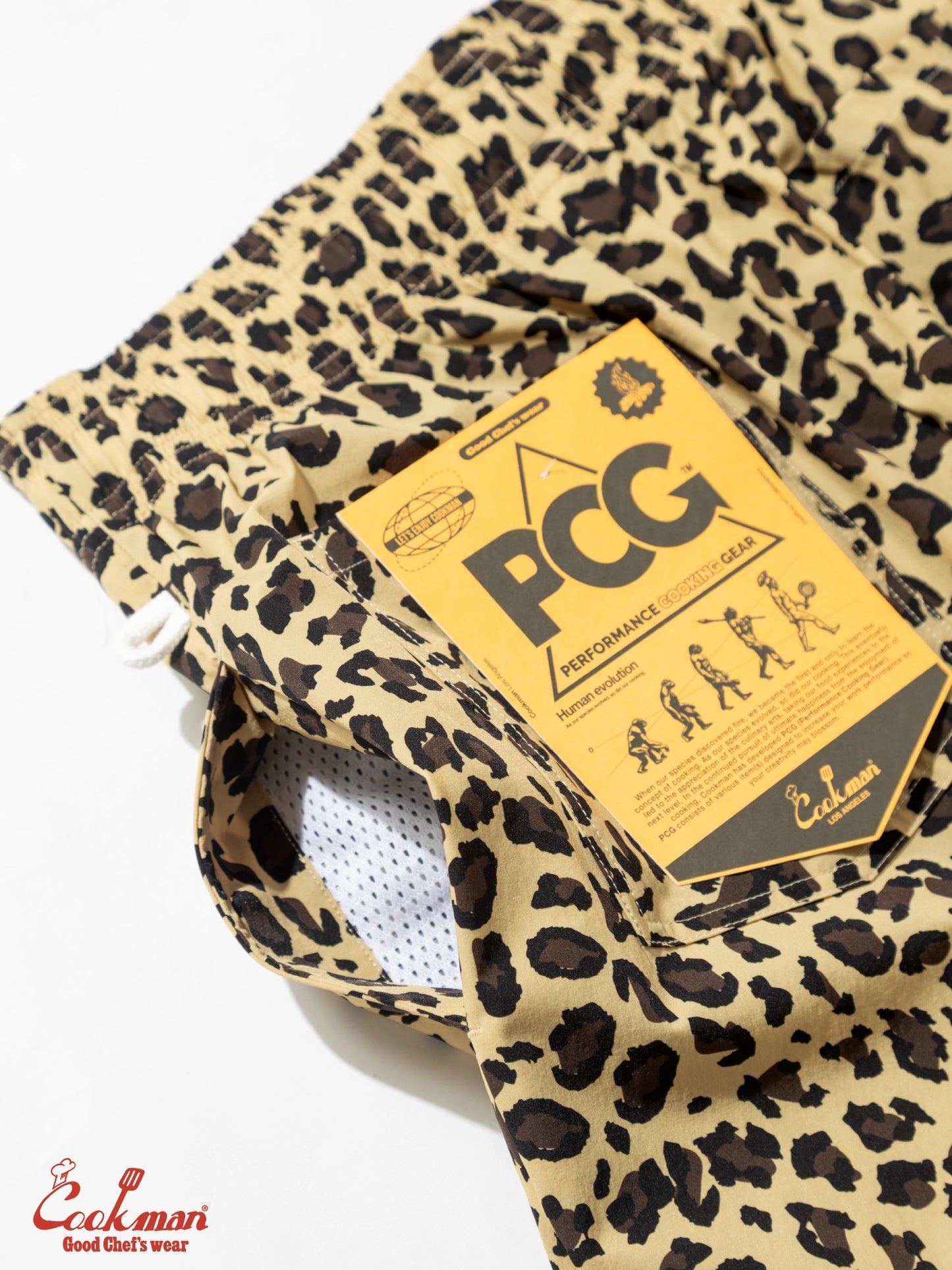 Chef Short Pants Light - Leopard : Beige