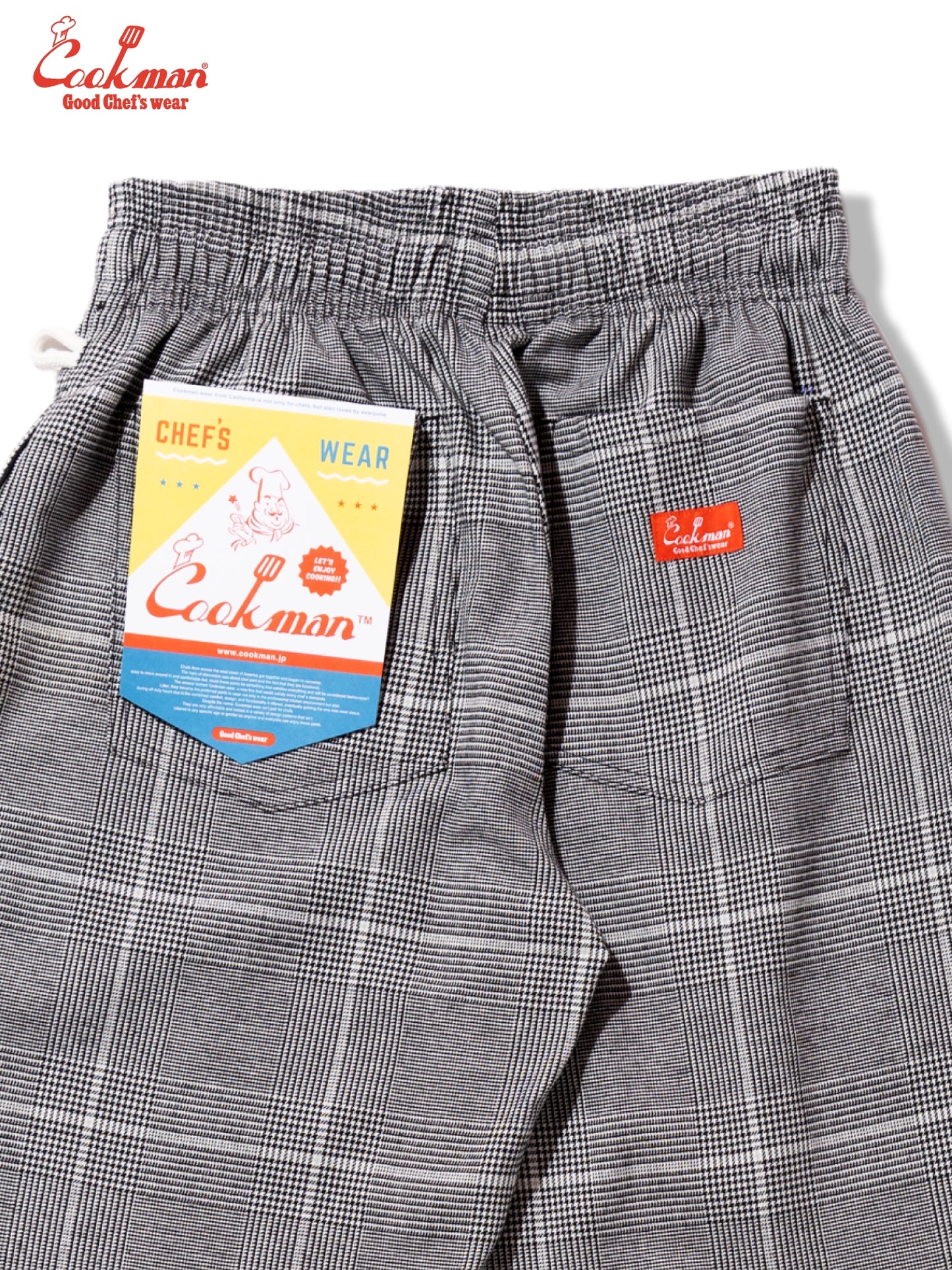 Chef Pants - Glen Check : Black