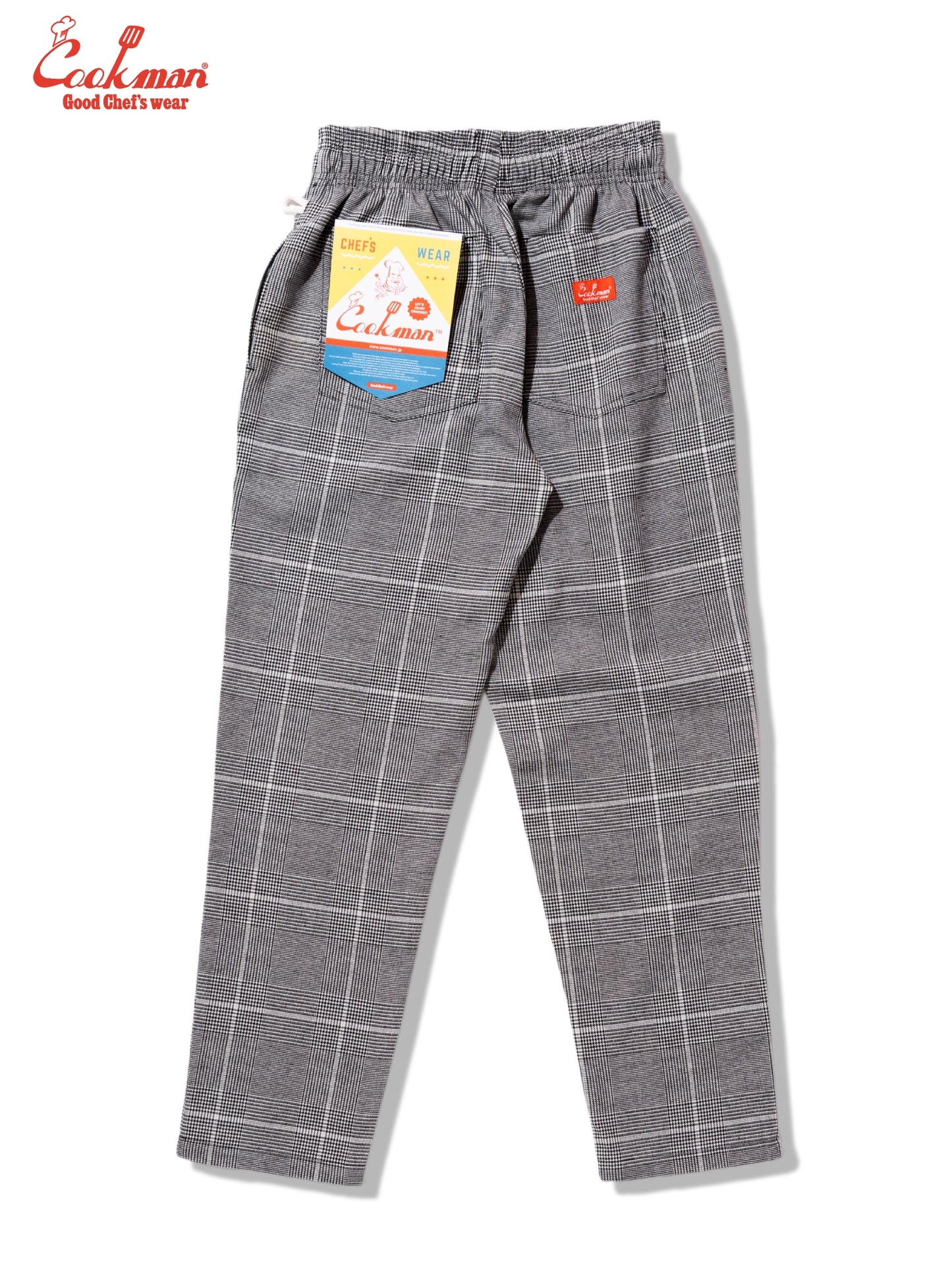 Chef Pants - Glen Check : Black