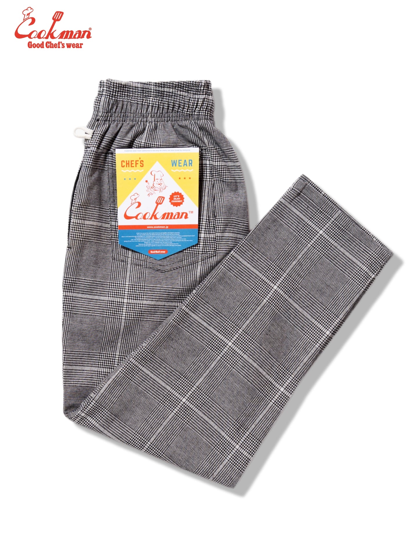 Chef Pants - Glen Check : Black