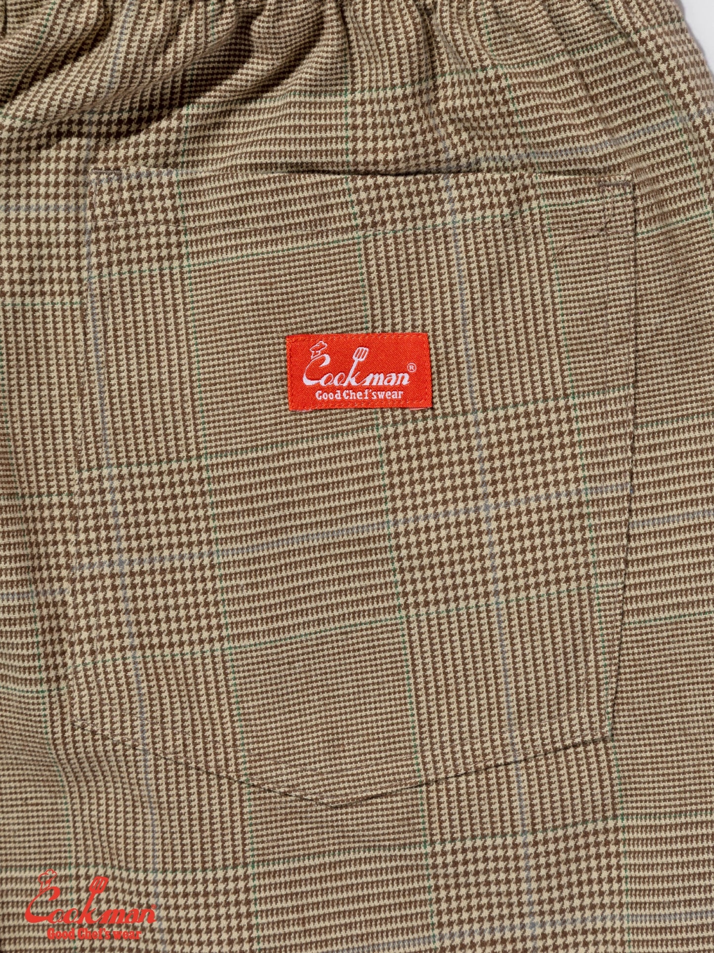 Chef Pants - Glen Check : Brown