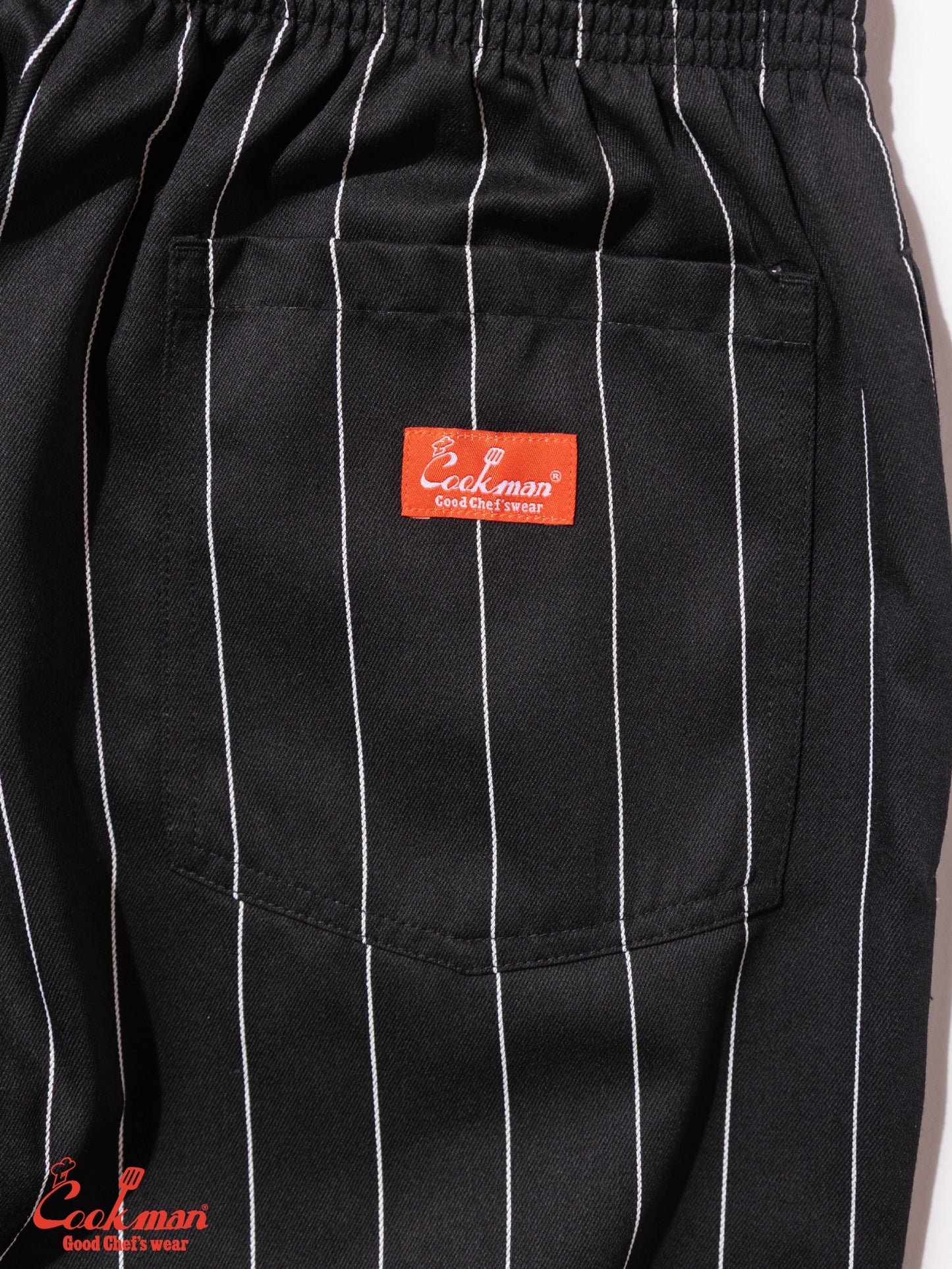 Chef Pants - Pencil Stripe : Black
