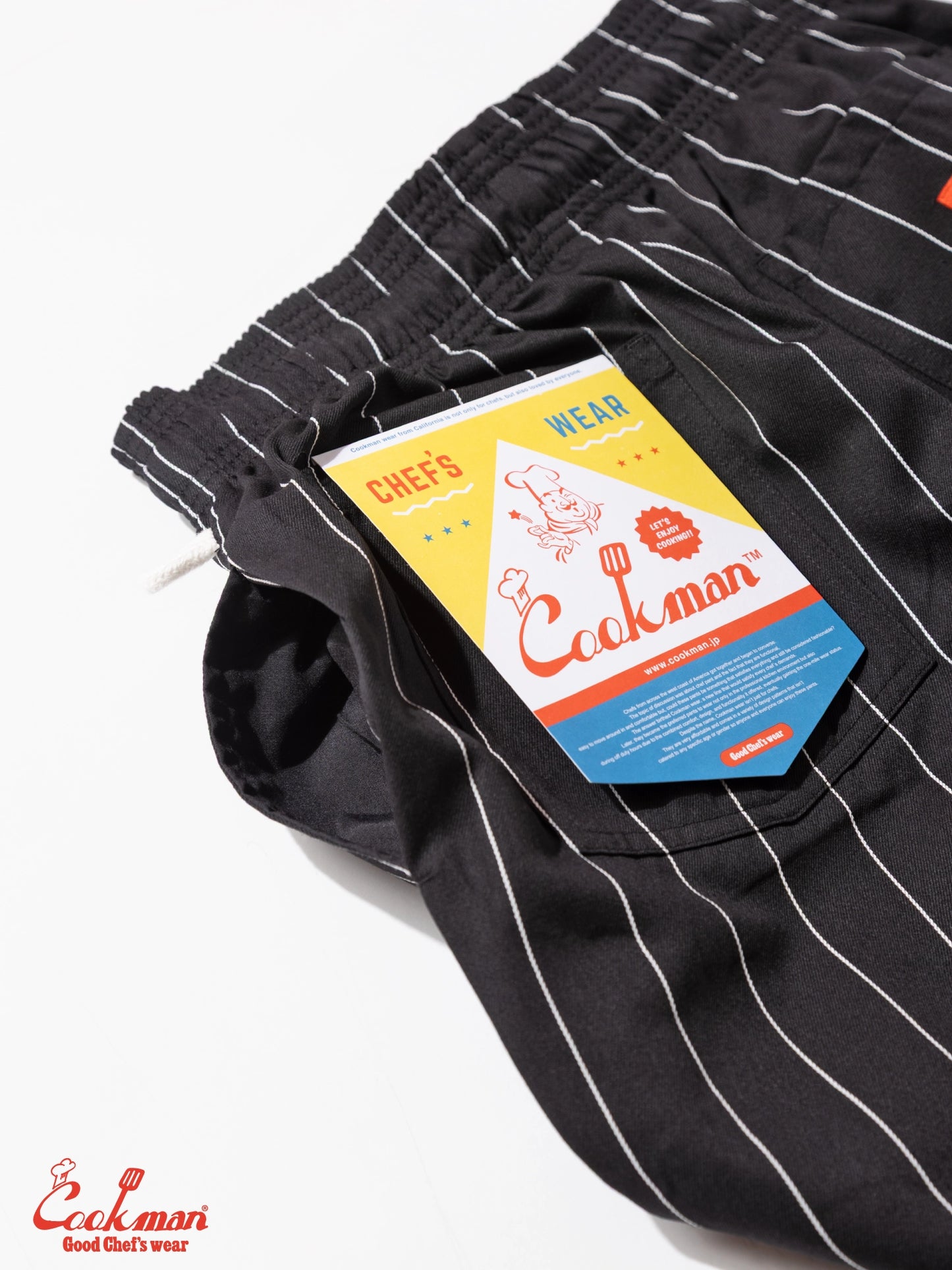 Chef Pants - Pencil Stripe : Black