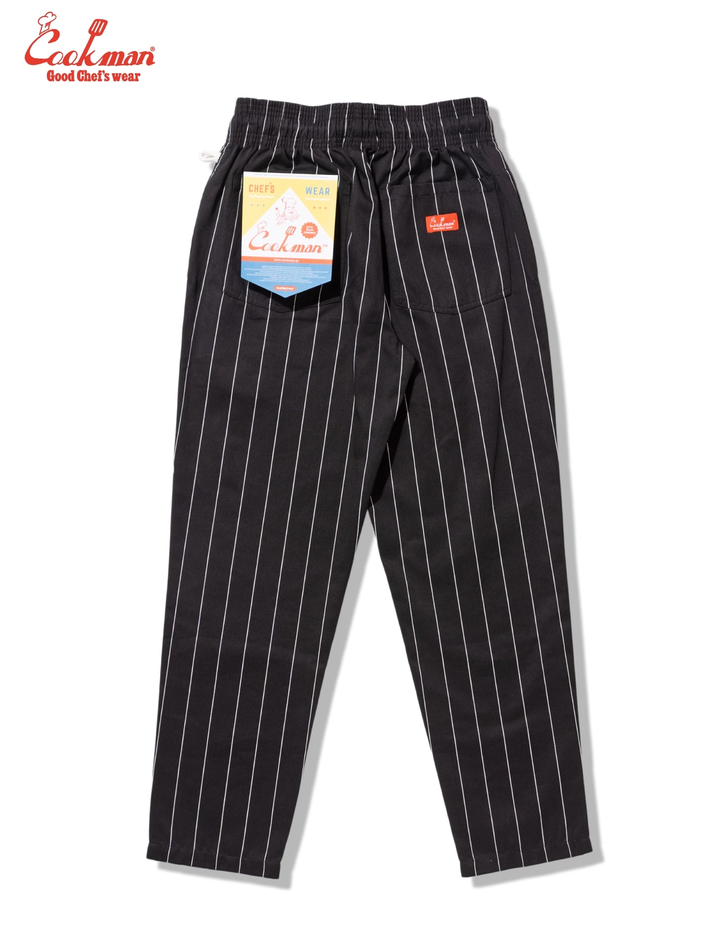 Chef Pants - Pencil Stripe : Black