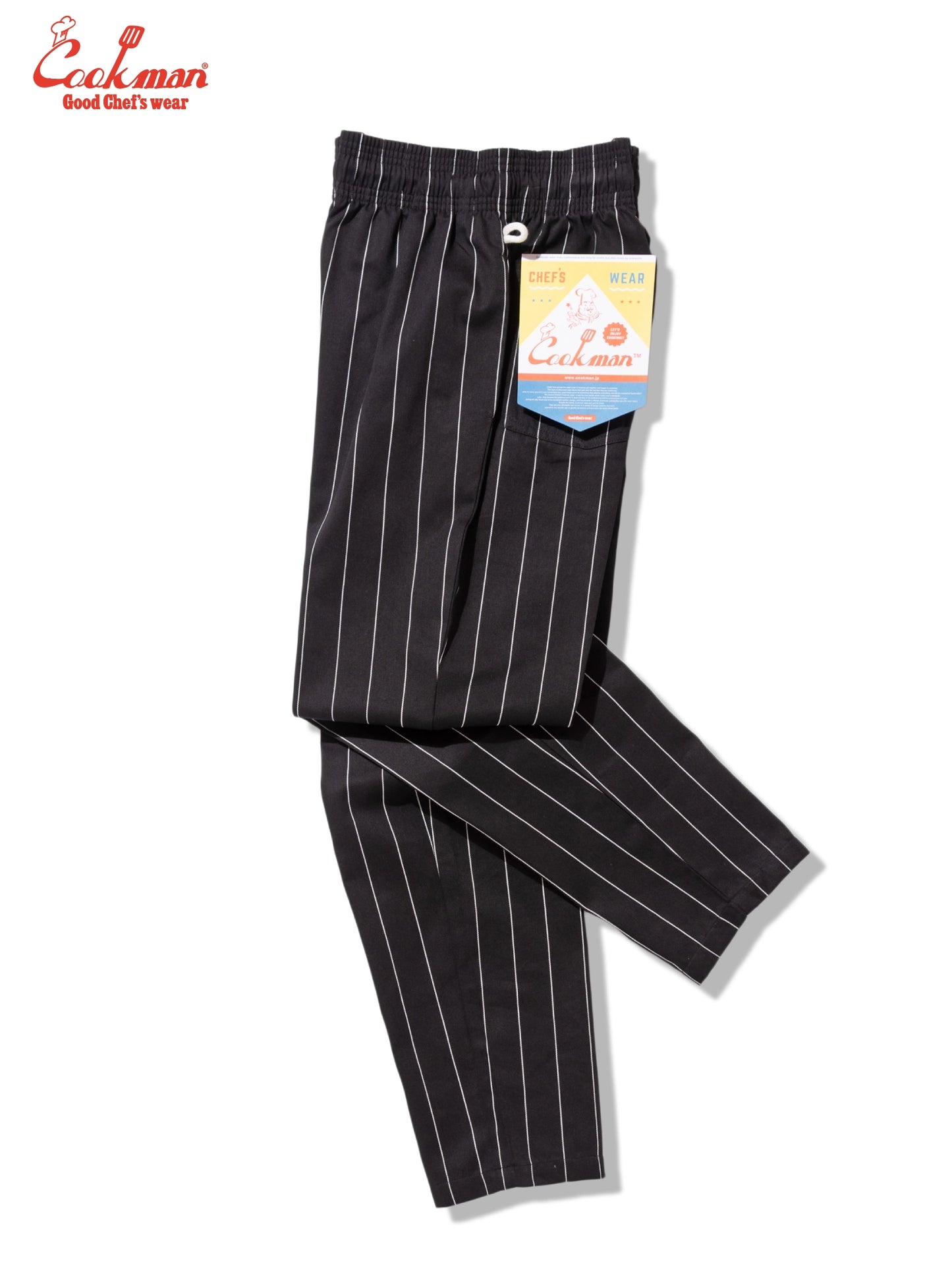 Chef Pants - Pencil Stripe : Black