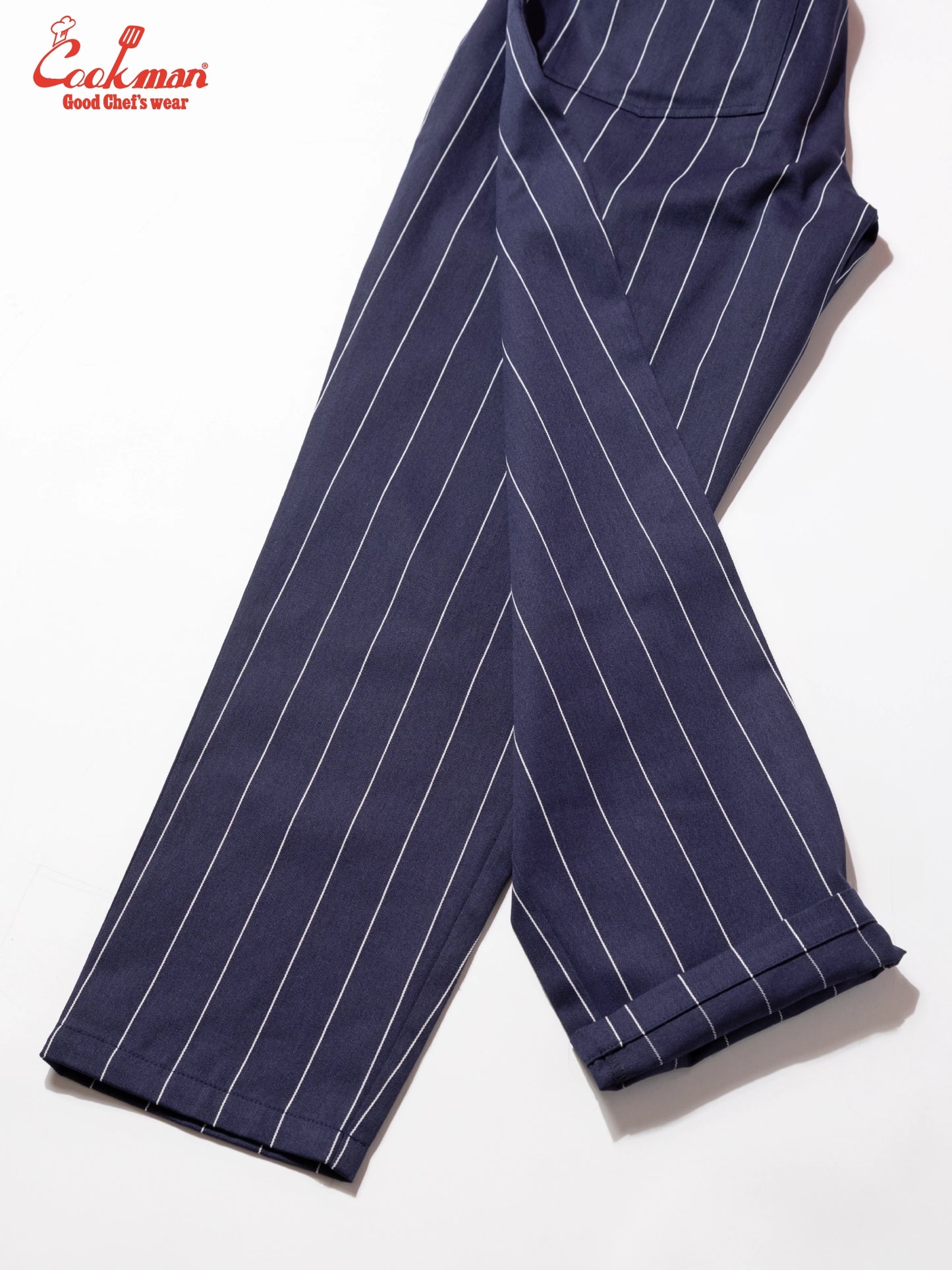 Chef Pants - Pencil Stripe : Navy