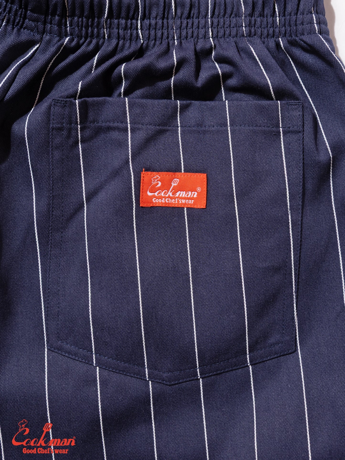 Chef Pants - Pencil Stripe : Navy