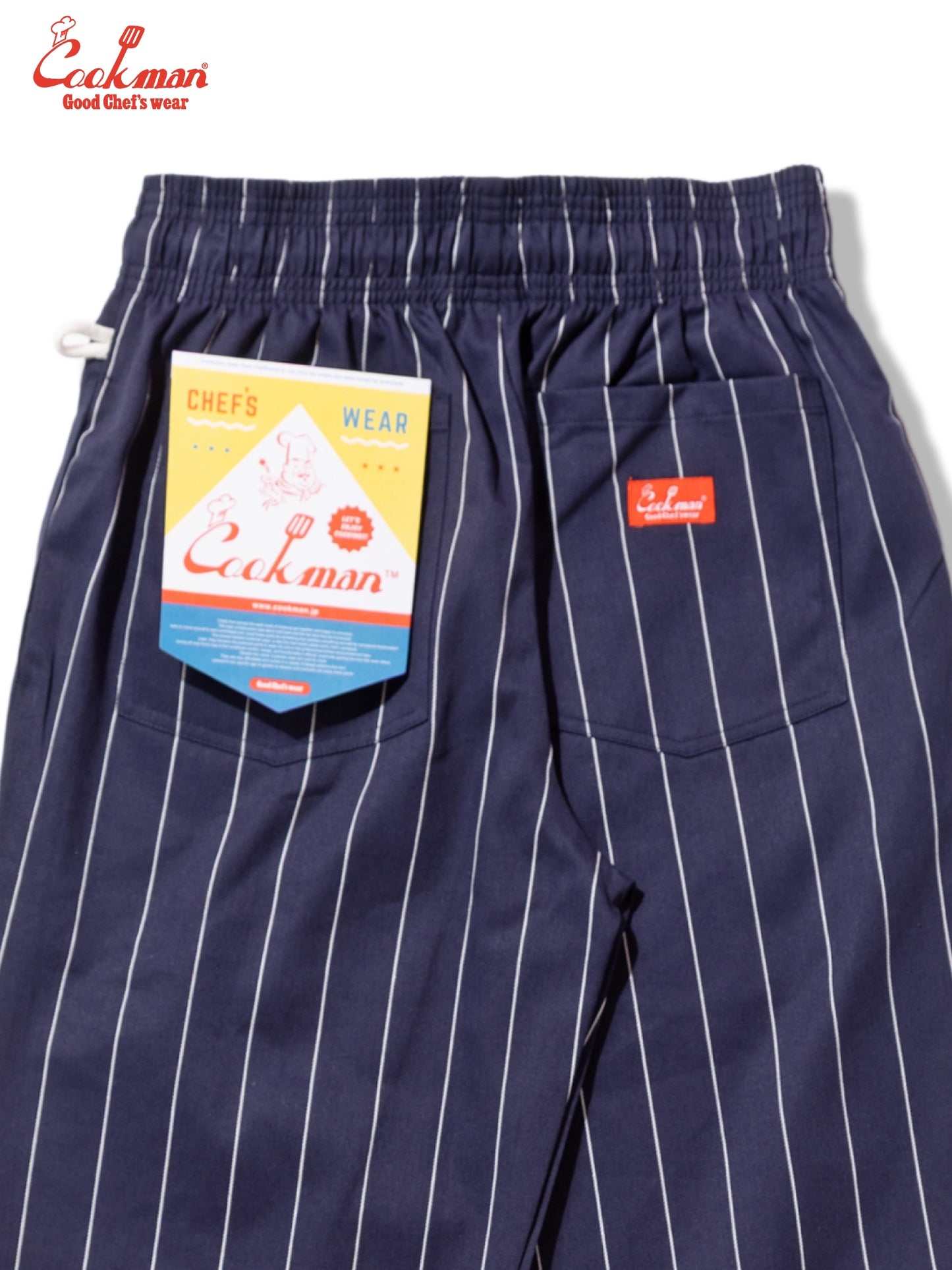 Chef Pants - Pencil Stripe : Navy