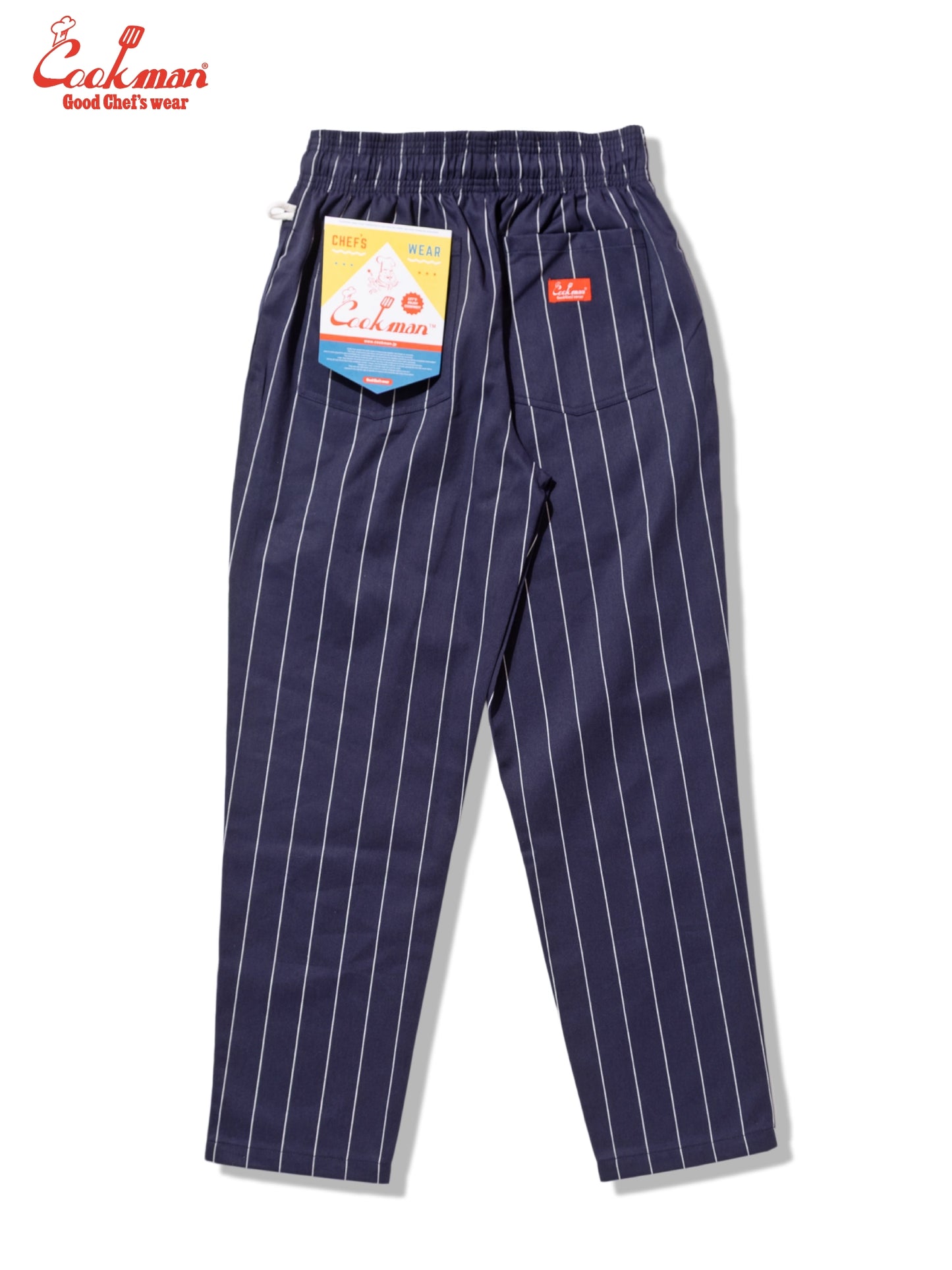 Chef Pants - Pencil Stripe : Navy
