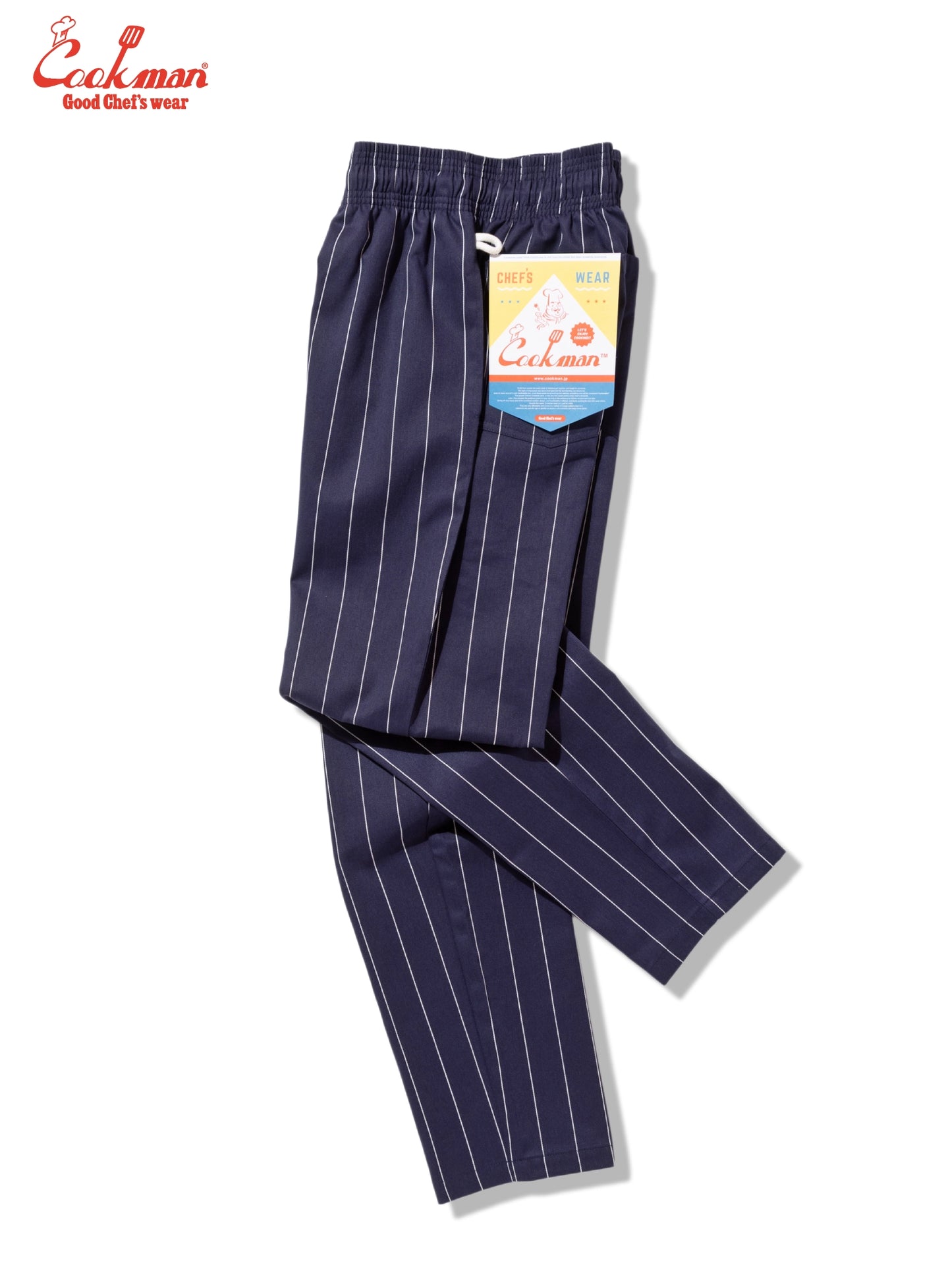 Chef Pants - Pencil Stripe : Navy
