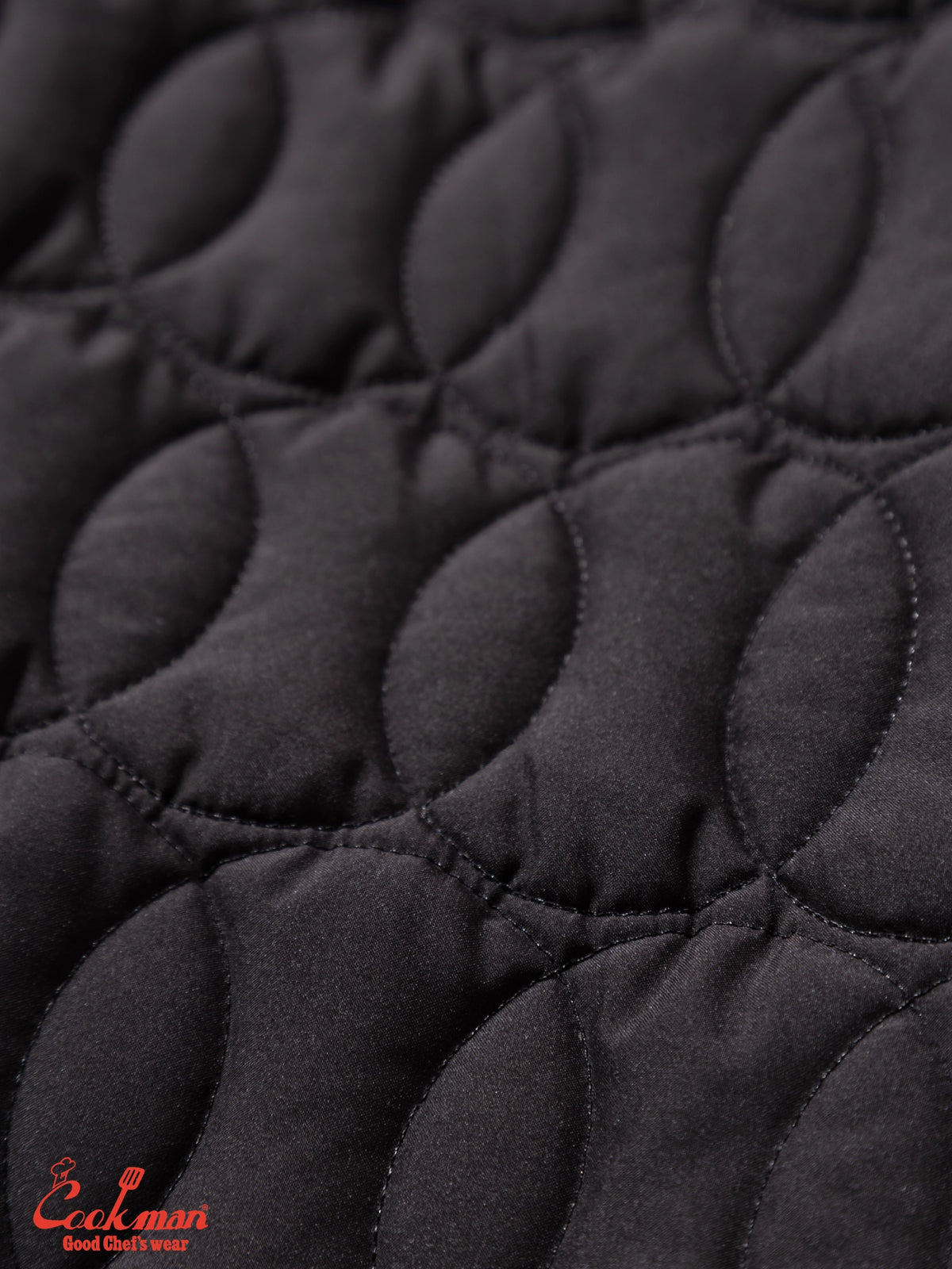 Chef Pants - Quilted Baseball : Black