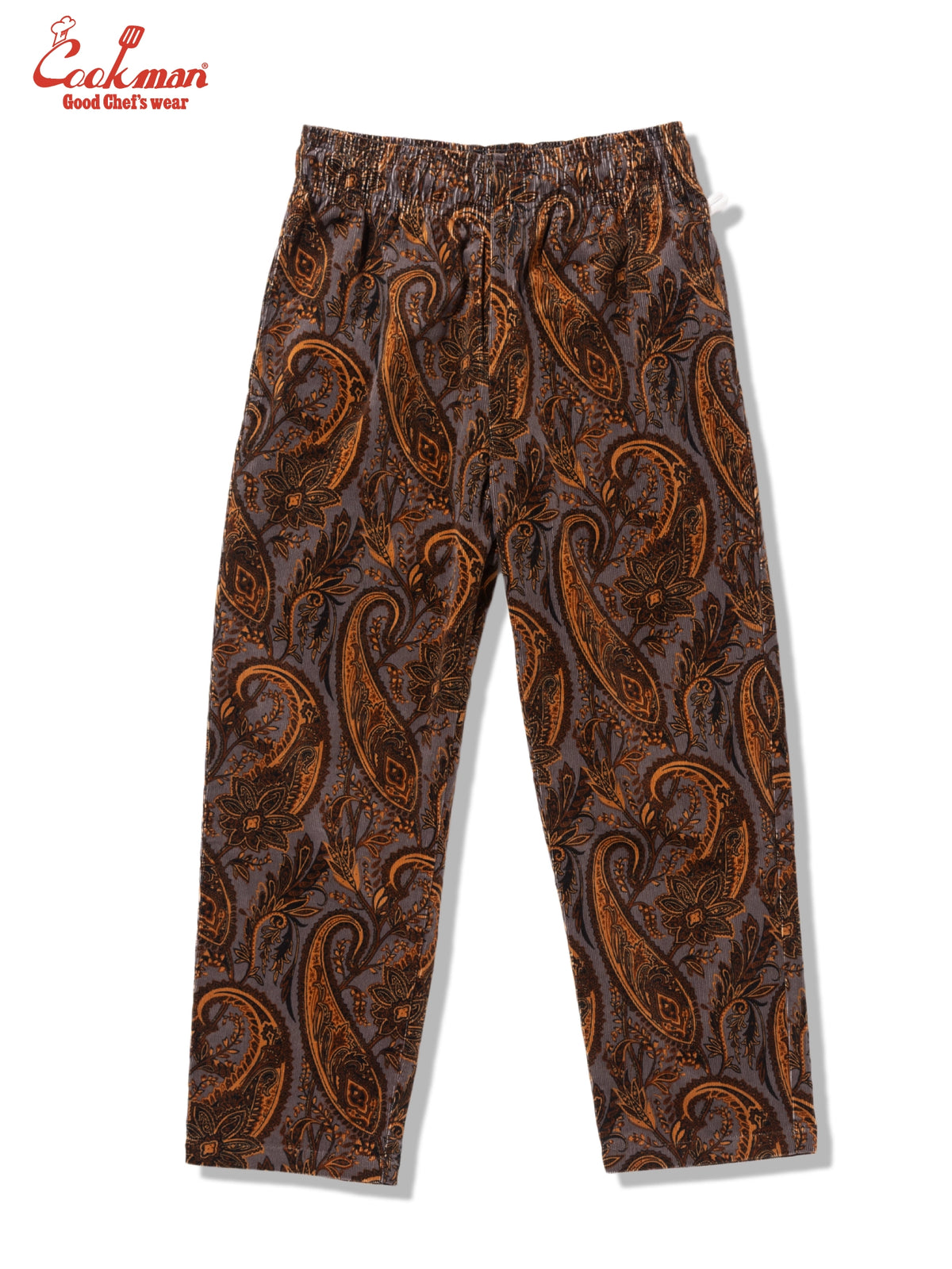 Chef Pants Semiwide - Corduroy : Paisley Brown