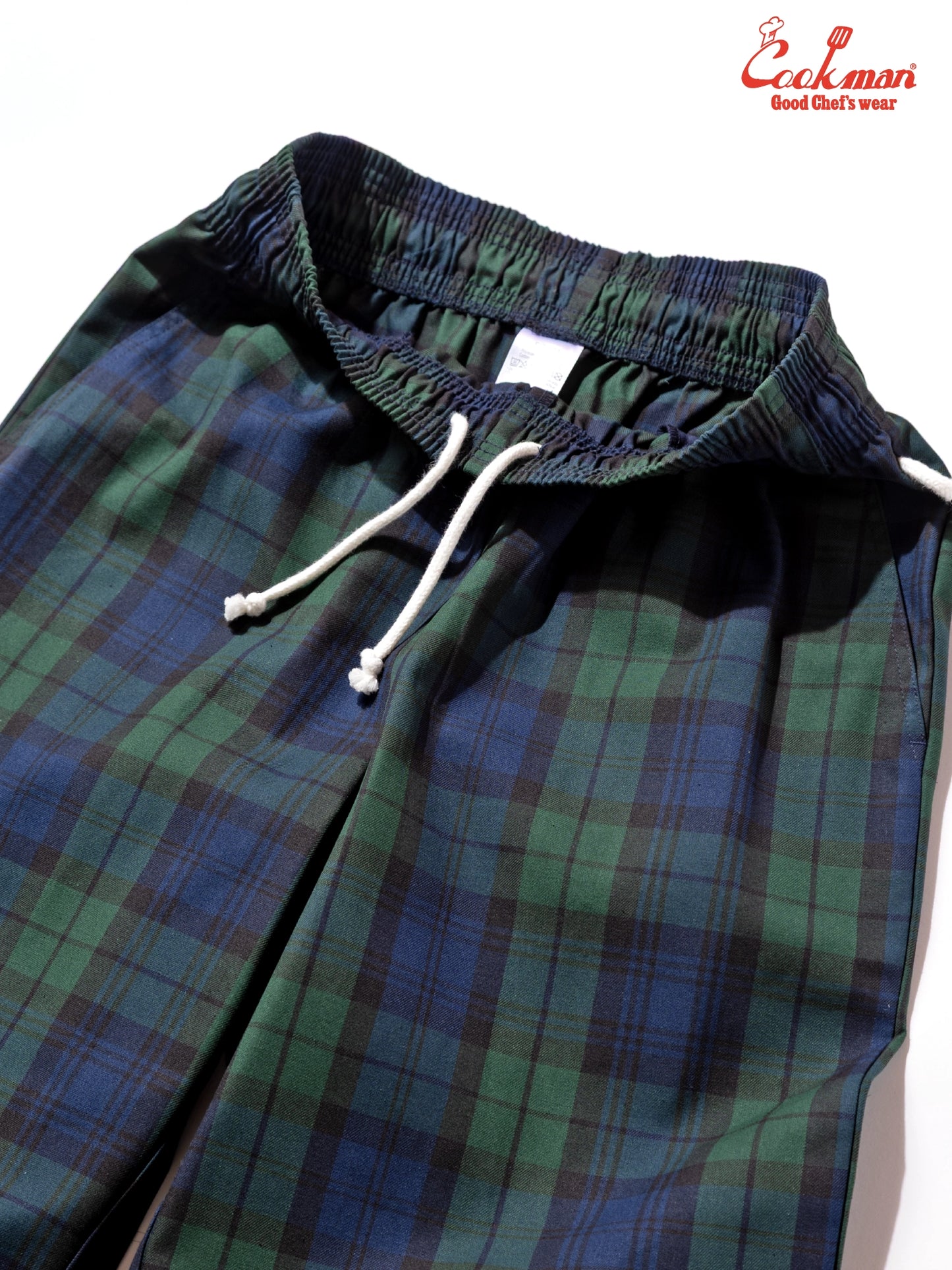 Chef Pants High-Wide - Black Watch Check