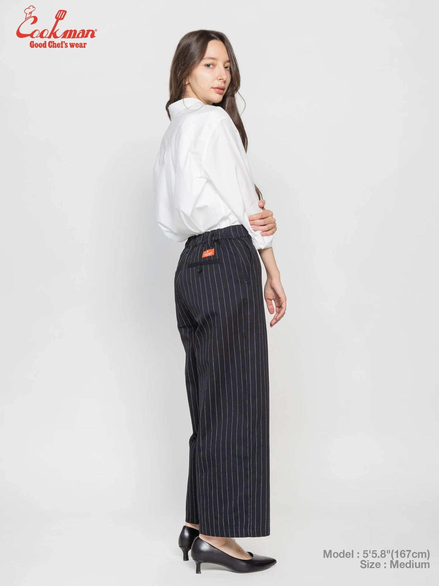 Sally Pants - Pin Stripe : Black