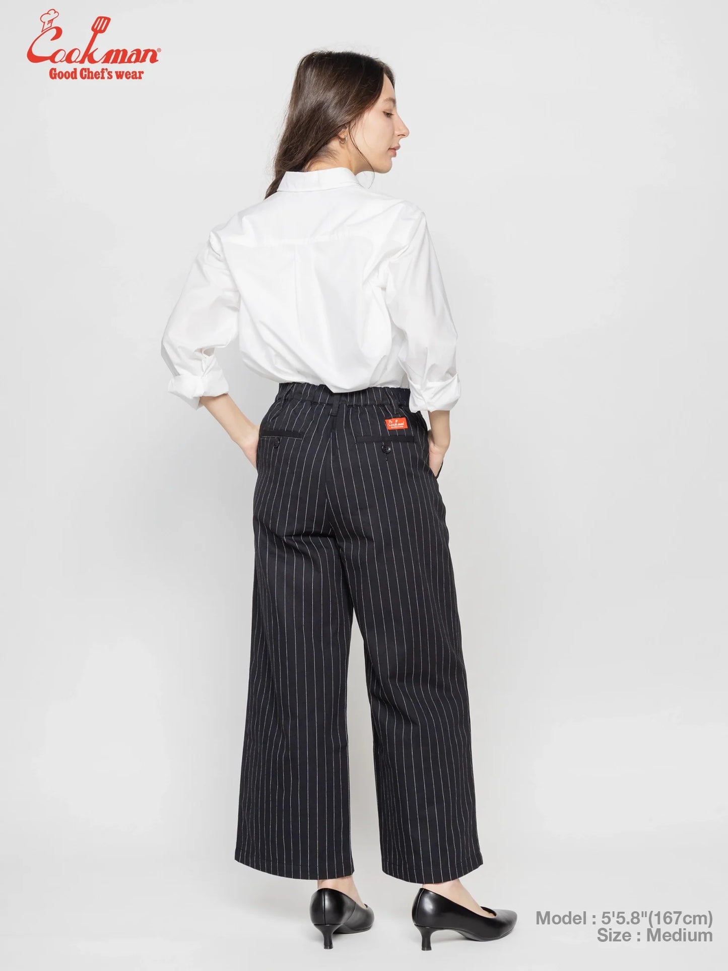 Sally Pants - Pin Stripe : Black