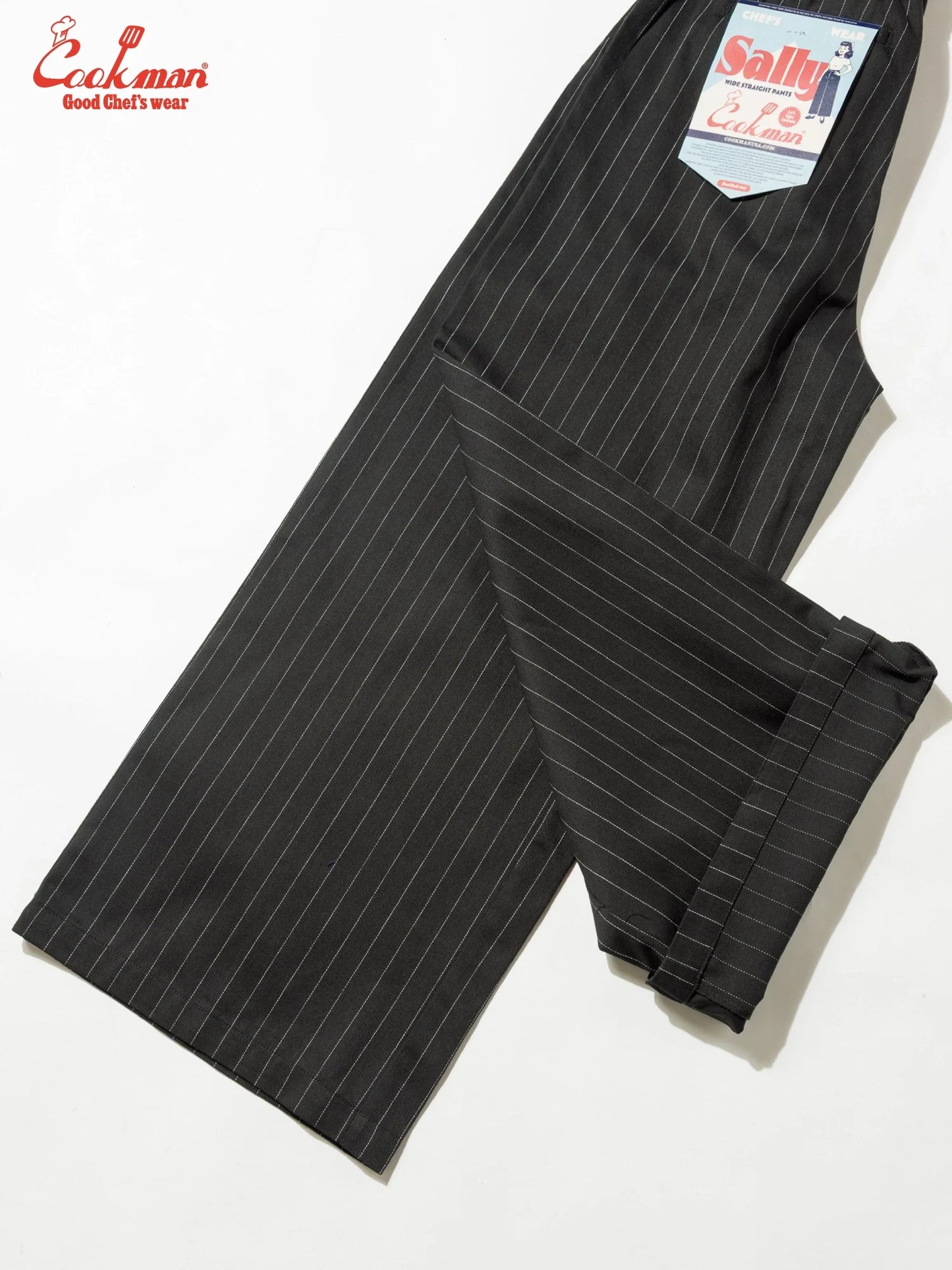 Sally Pants - Pin Stripe : Black