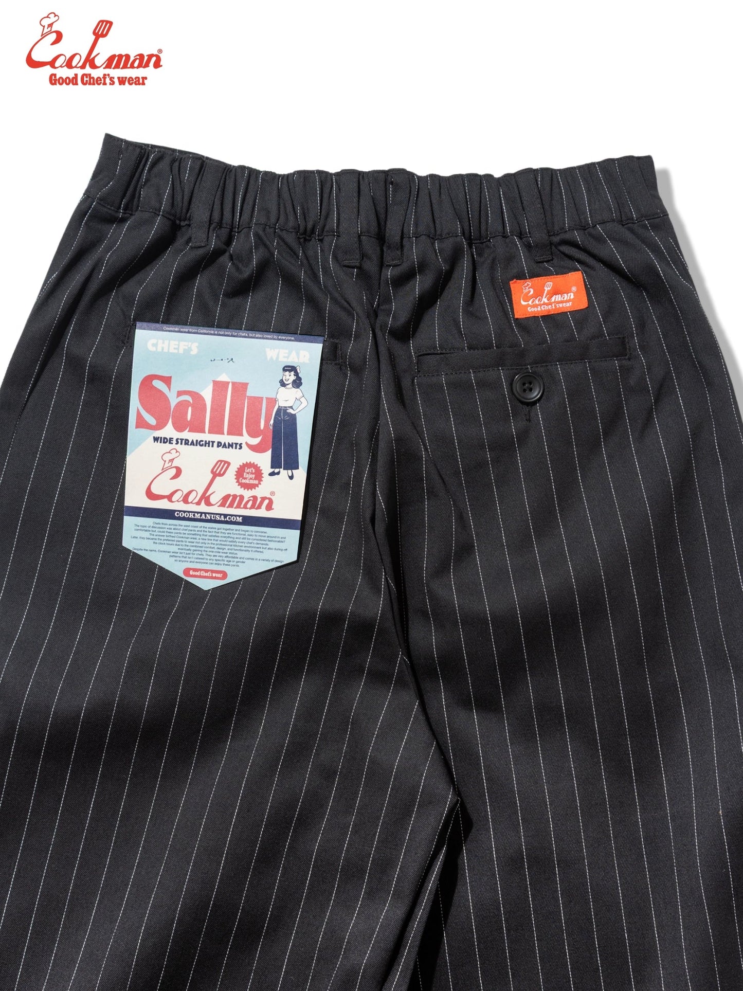 Sally Pants - Pin Stripe : Black