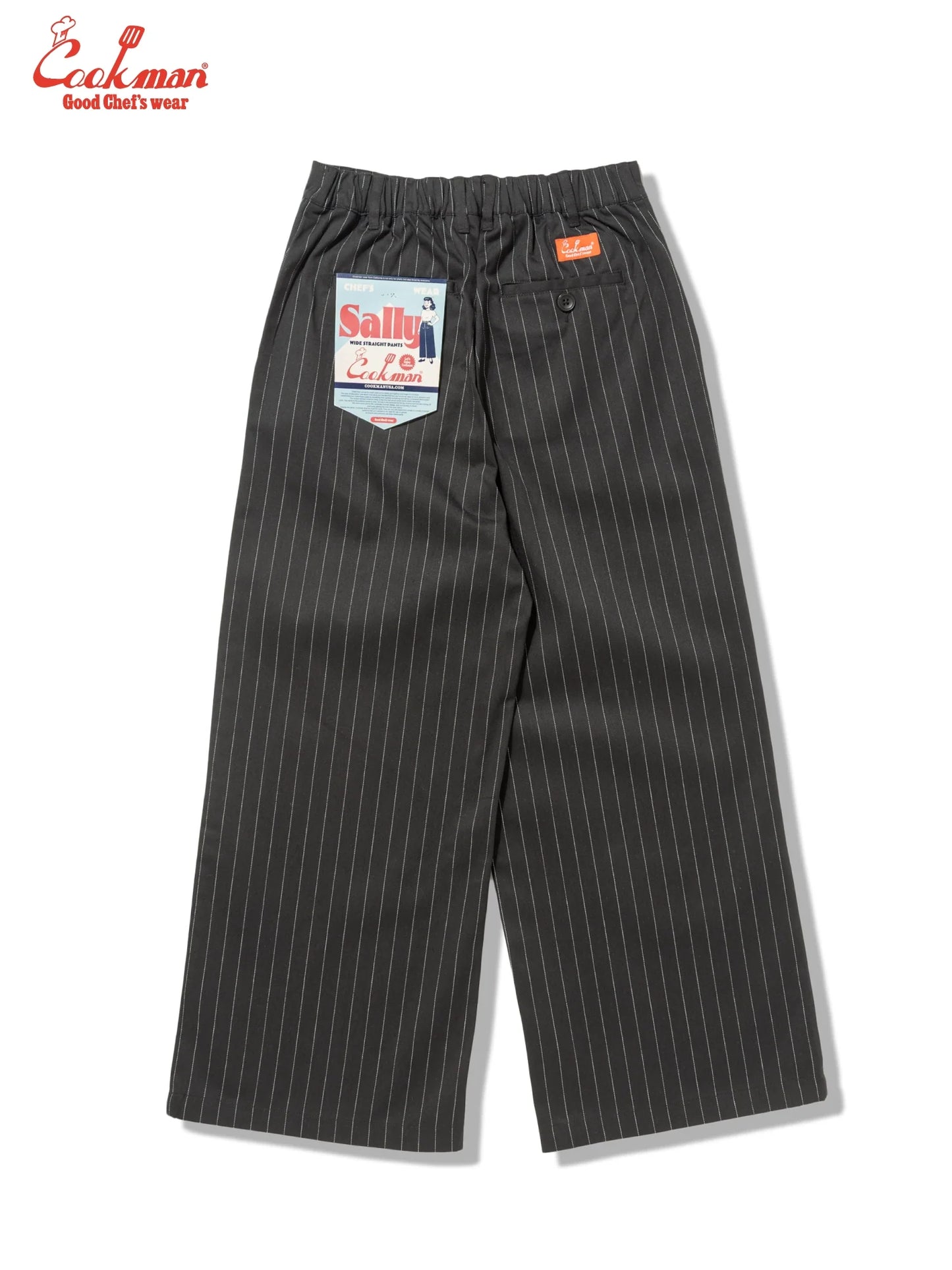Sally Pants - Pin Stripe : Black