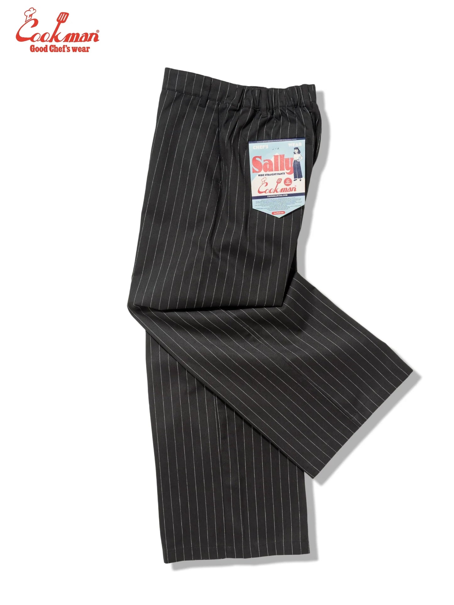 Sally Pants - Pin Stripe : Black