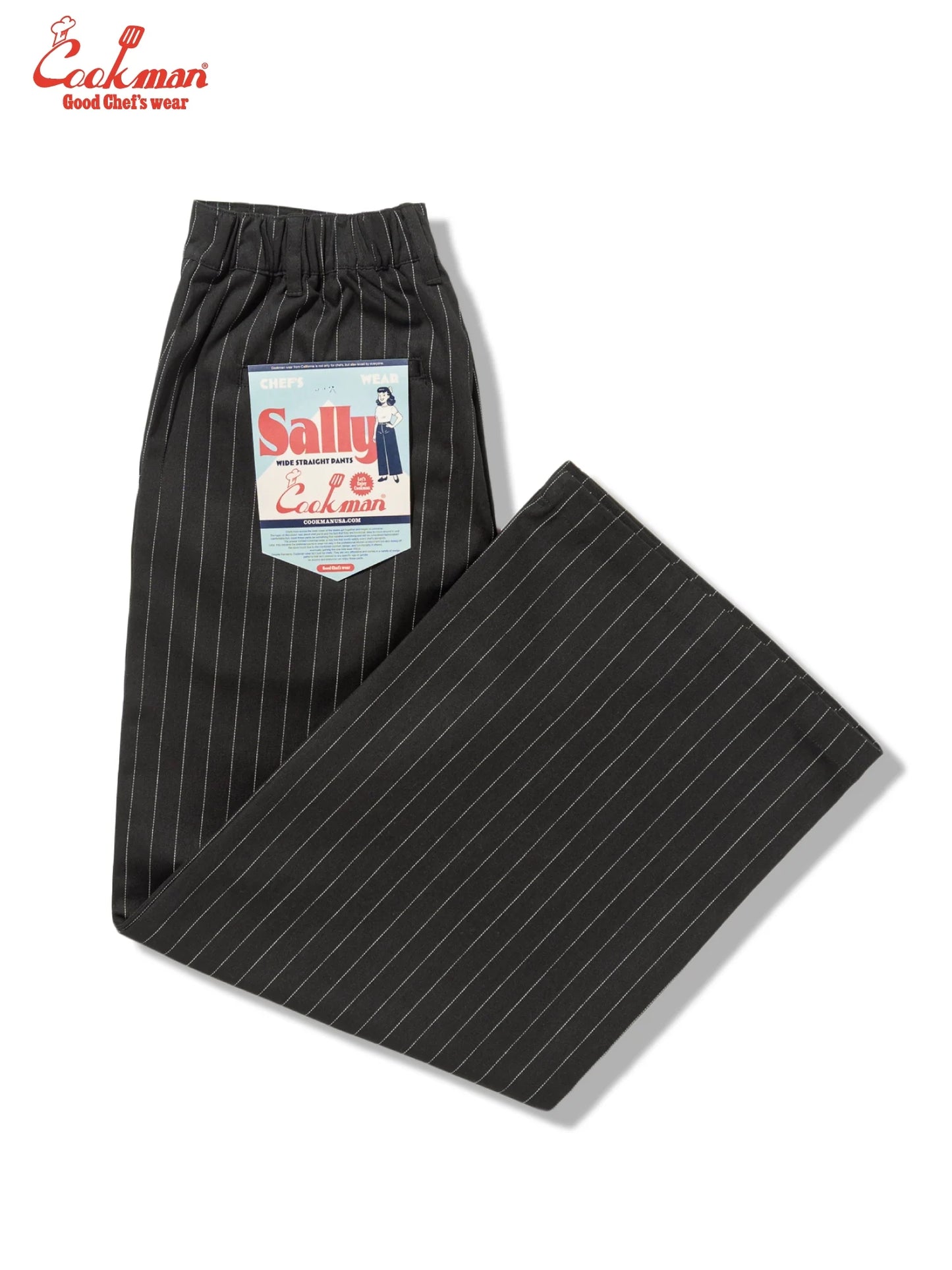 Sally Pants - Pin Stripe : Black