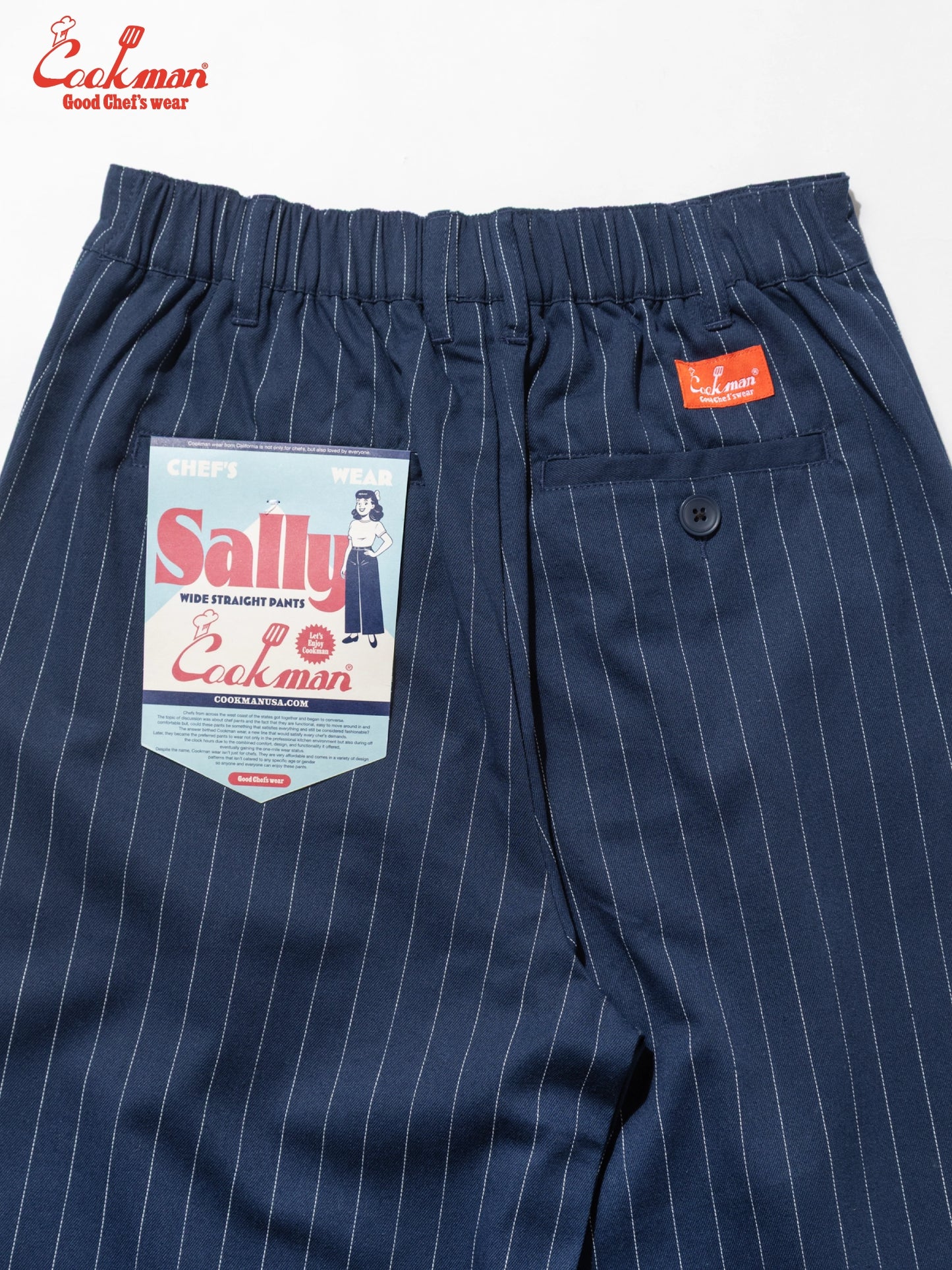 Sally Pants - Pin Stripe : Navy