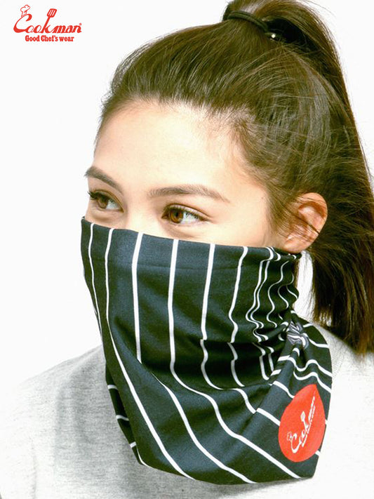 Chef's Scarf - Stripe : Black