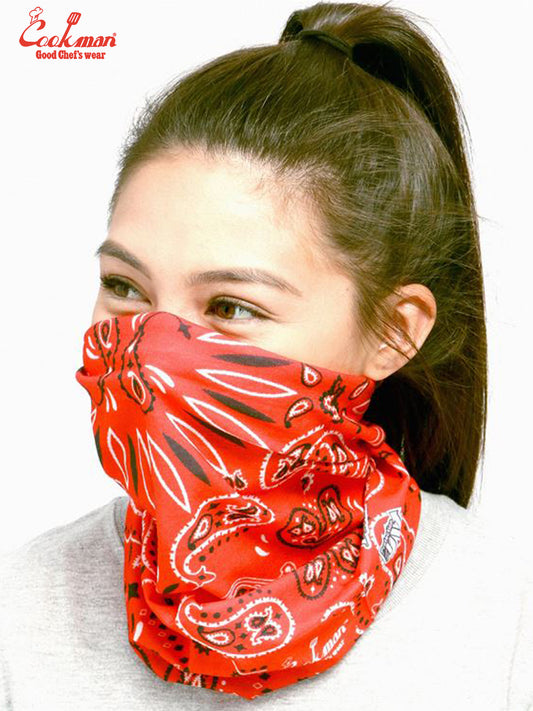 Chef's Scarf - Paisley : Red