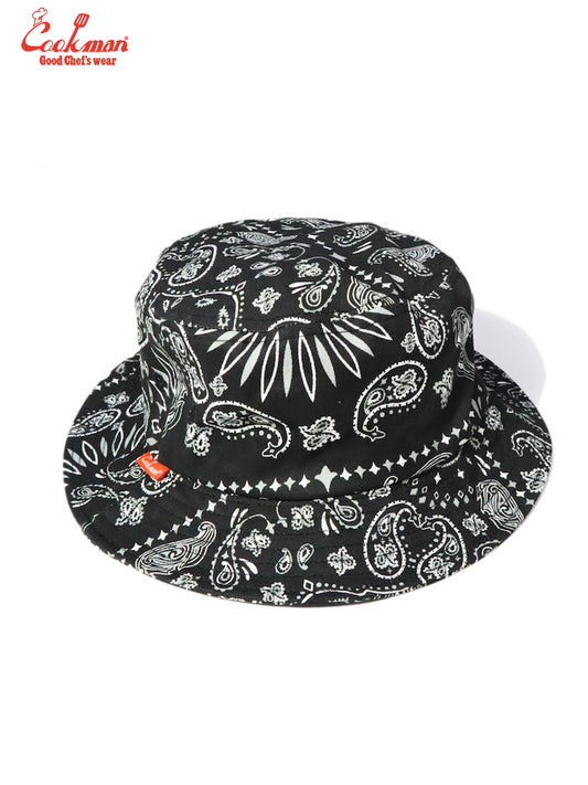 Bucket Hat - Paisley Black