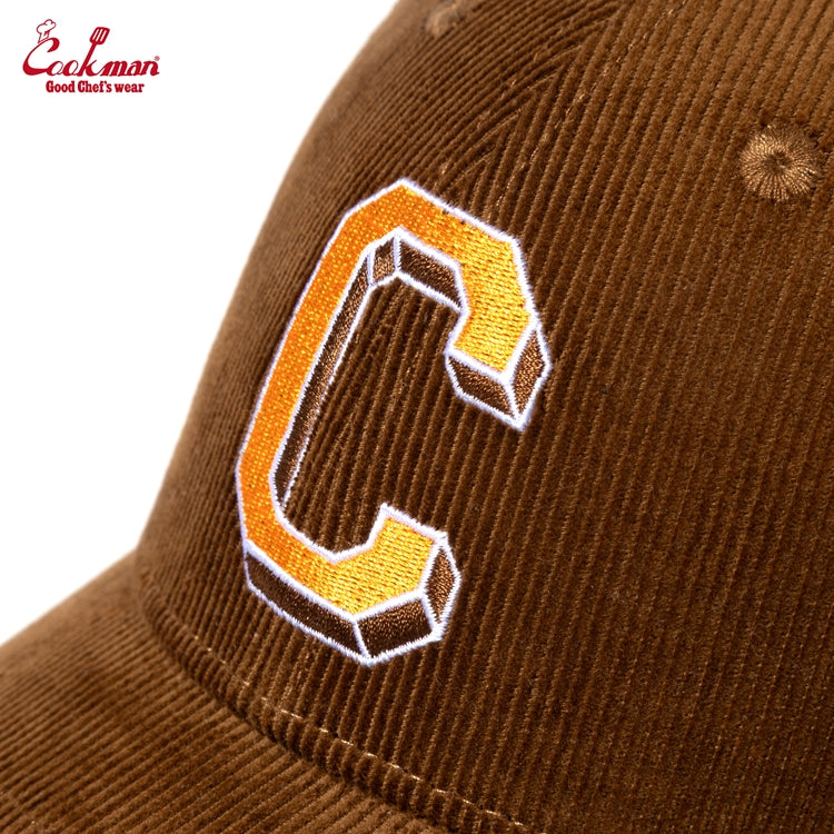 Cookman - Curve Brim Cap : Corduroy Brown