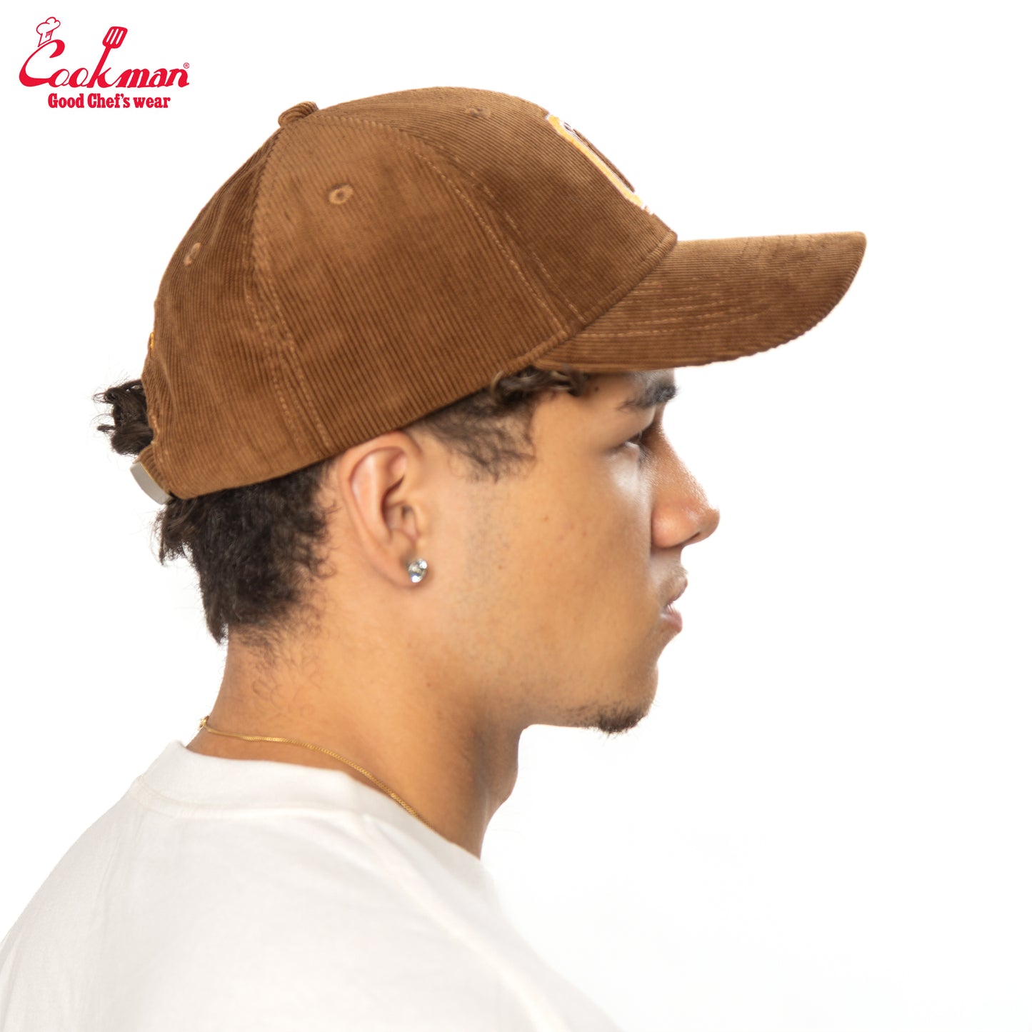 Cookman - Curve Brim Cap : Corduroy Brown