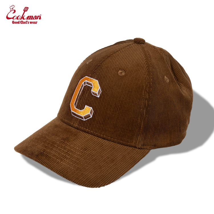Cookman - Curve Brim Cap : Corduroy Brown
