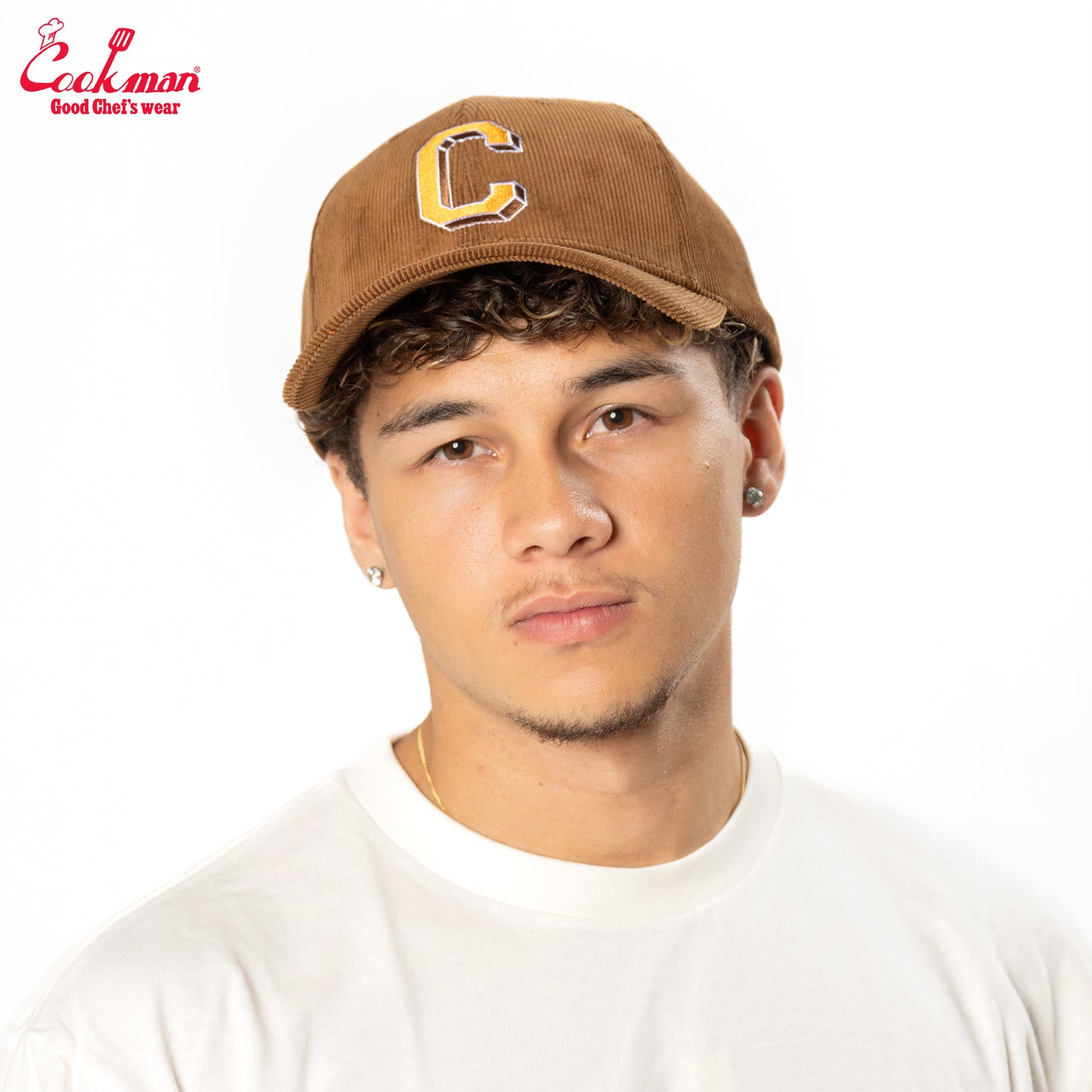 Cookman - Curve Brim Cap : Corduroy Brown