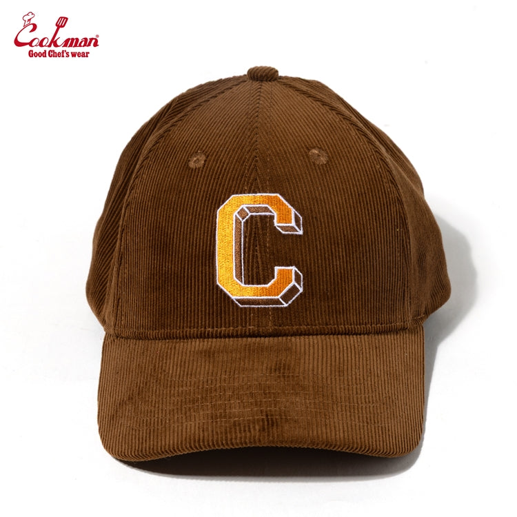 Cookman - Curve Brim Cap : Corduroy Brown