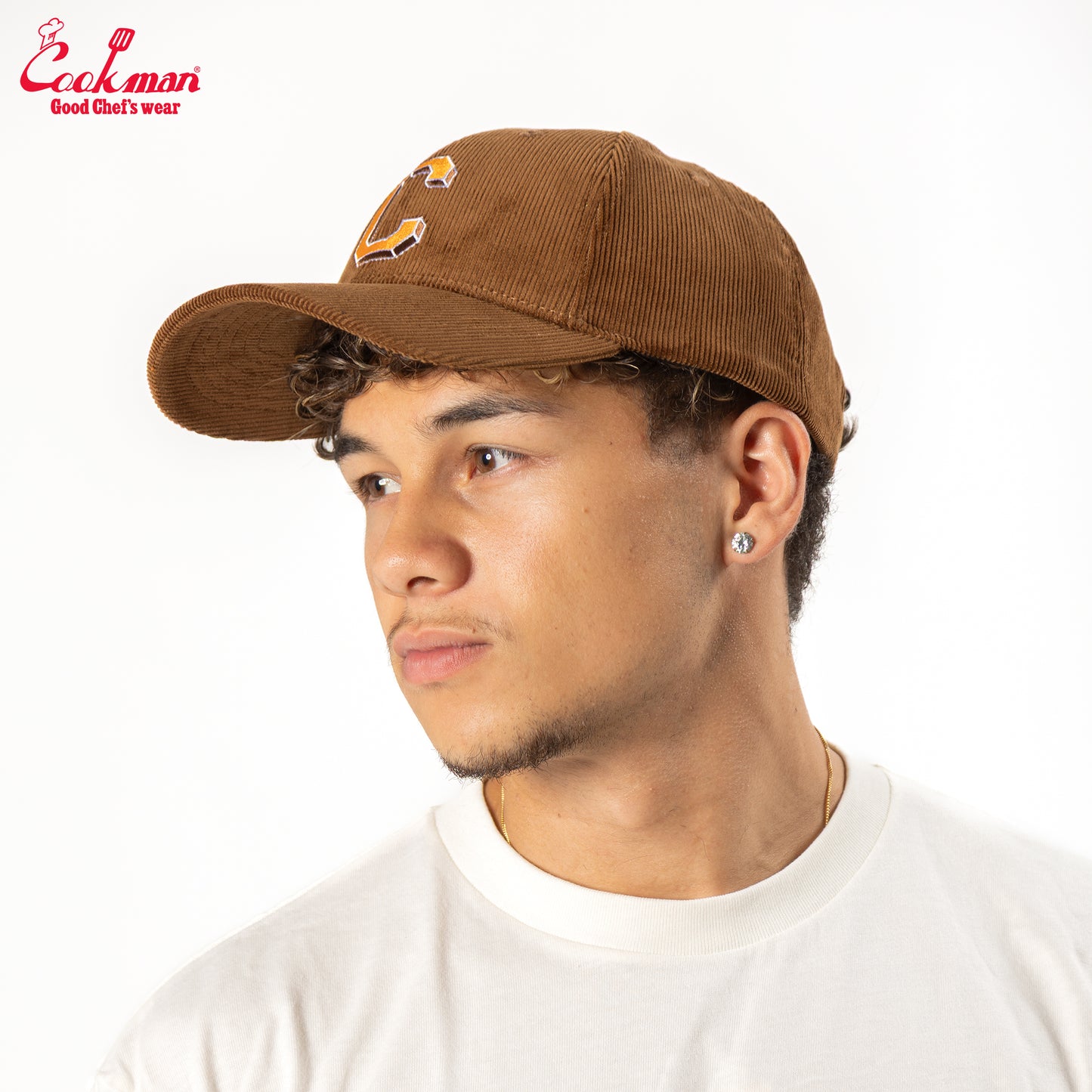 Cookman - Curve Brim Cap : Corduroy Brown
