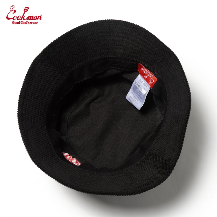 Cookman Bucket Hat - Corduroy : Black