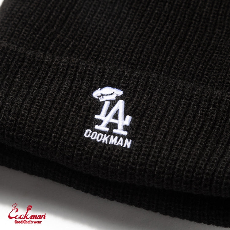 Cookman Beanie - Chef Hat LA : Black